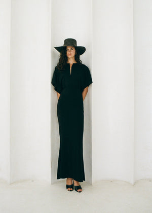 9.05 full price! - NINA DRESS BLACK LECOLLET