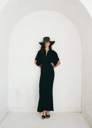9.05 full price! - NINA DRESS BLACK LECOLLET