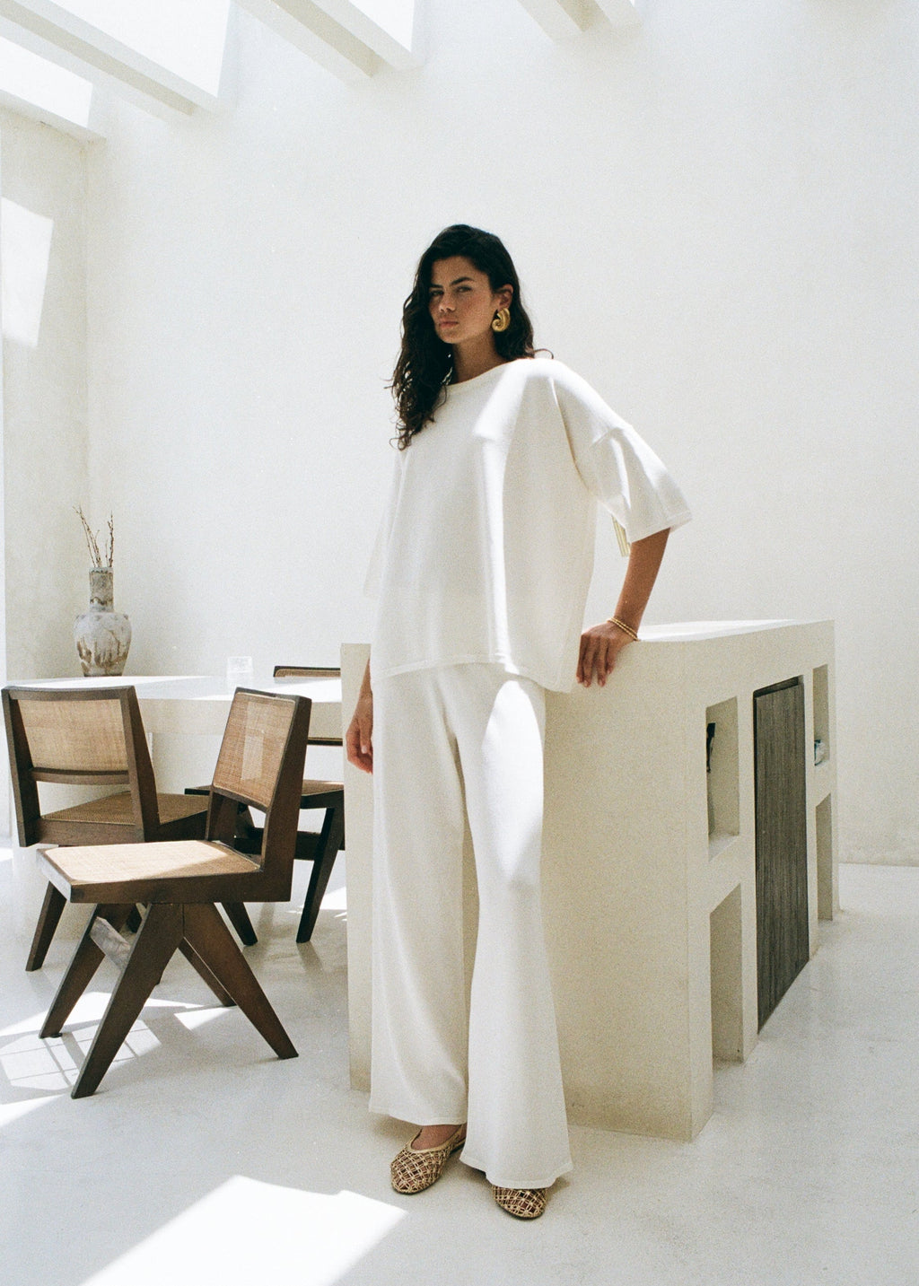 PENIDA PANTS OFF WHITE LECOLLET