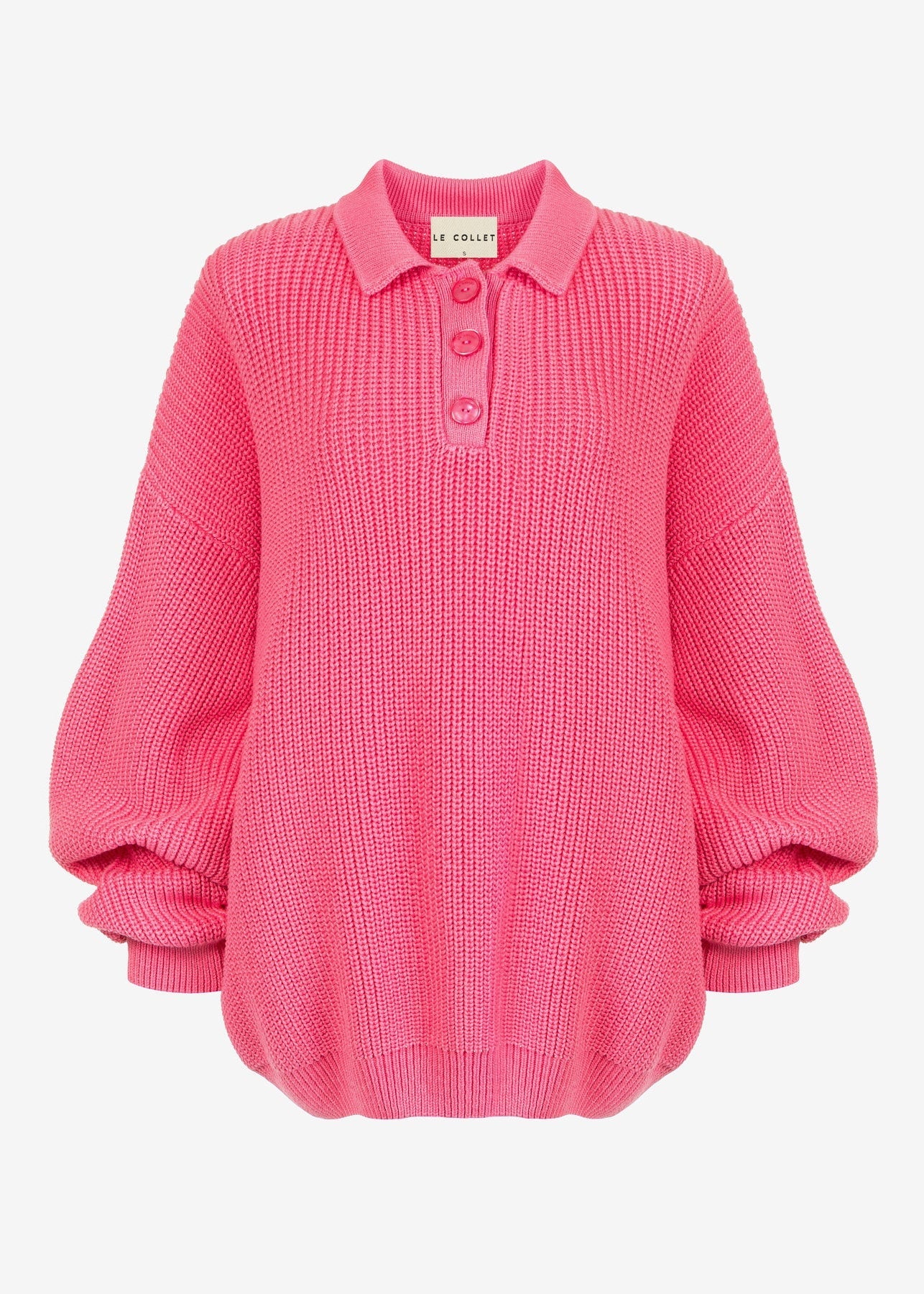 SWETER POLO ZURI PINK LECOLLET