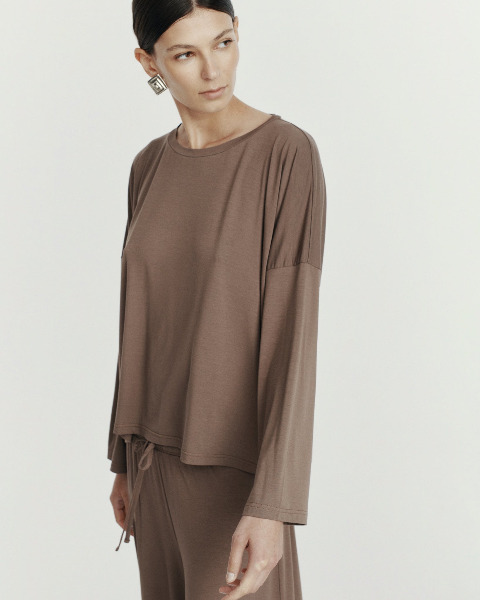 TONIA LONGSLEEVE BAMBOO CACAO LECOLLET