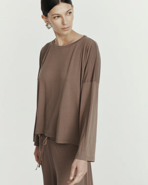 TONIA LONGSLEEVE BAMBOO CACAO LECOLLET