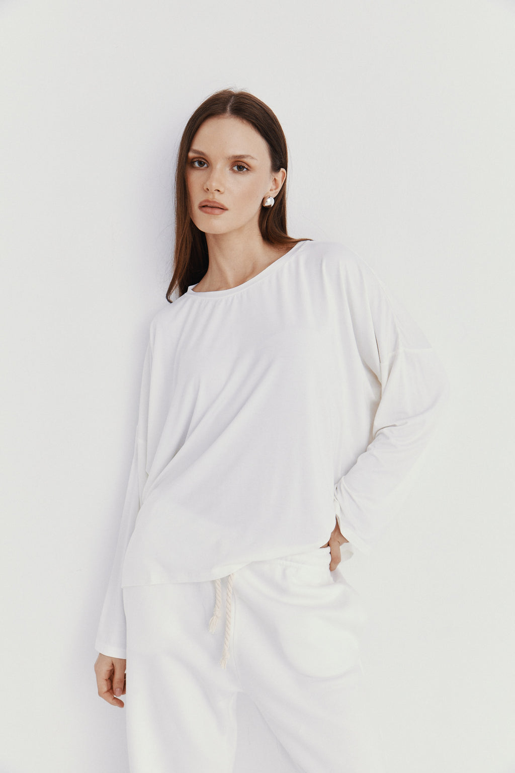 TONIA LONGSLEEVE BAMBOO OFF WHITE LeCollet