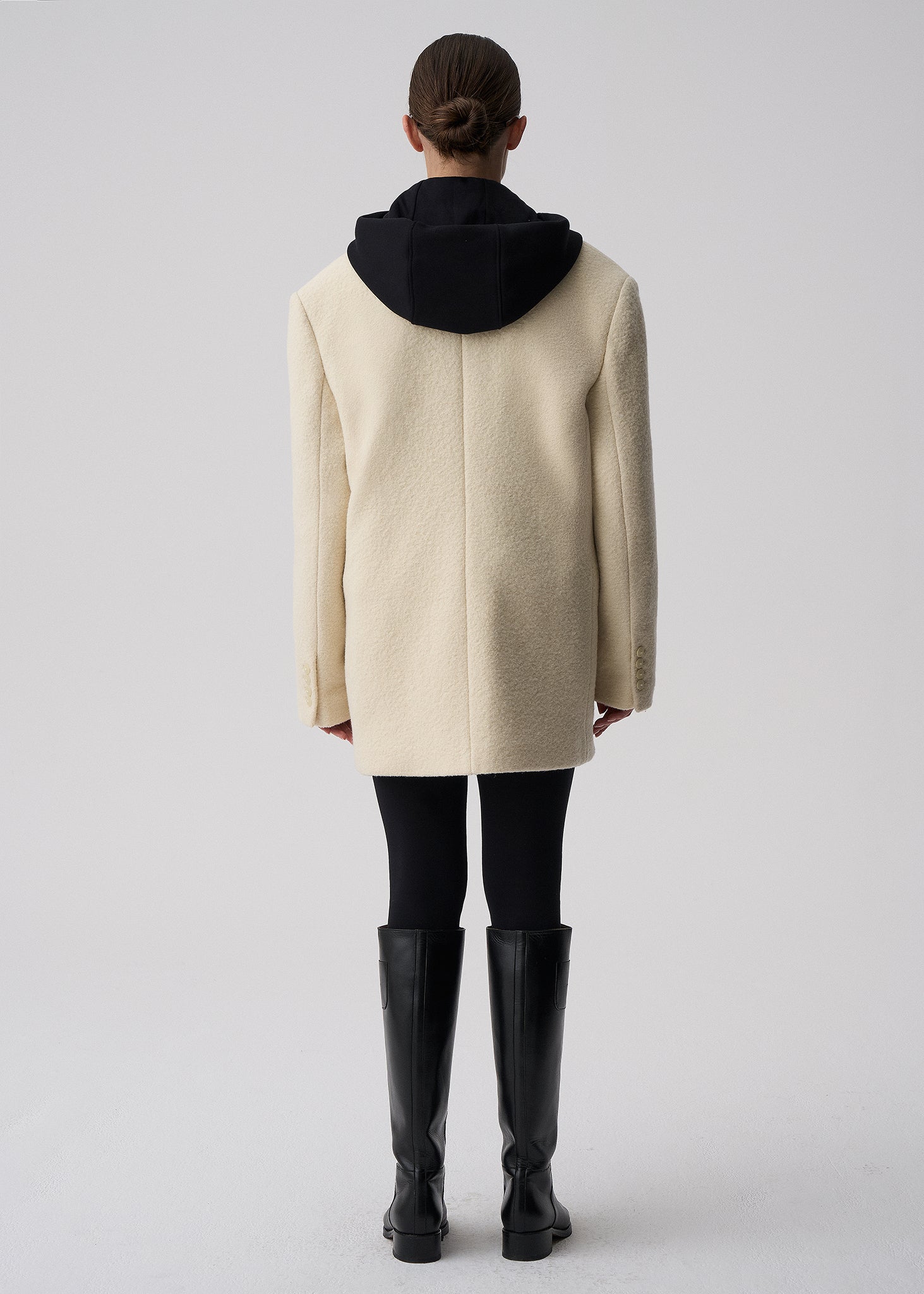 MARYNARKA ROY WOOL ECRU LECOLLET