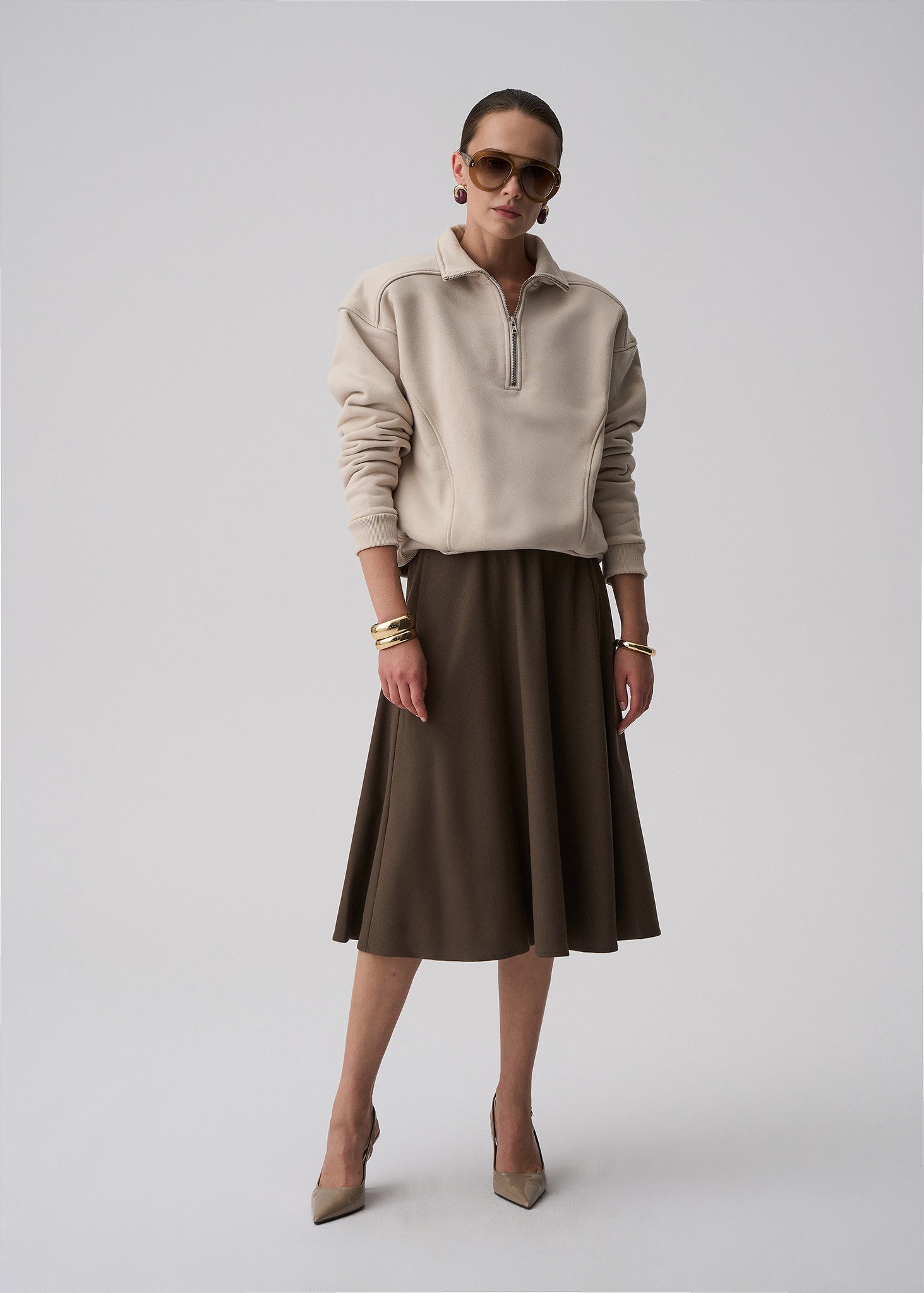 BLUZA ODDIE BEIGE LECOLLET