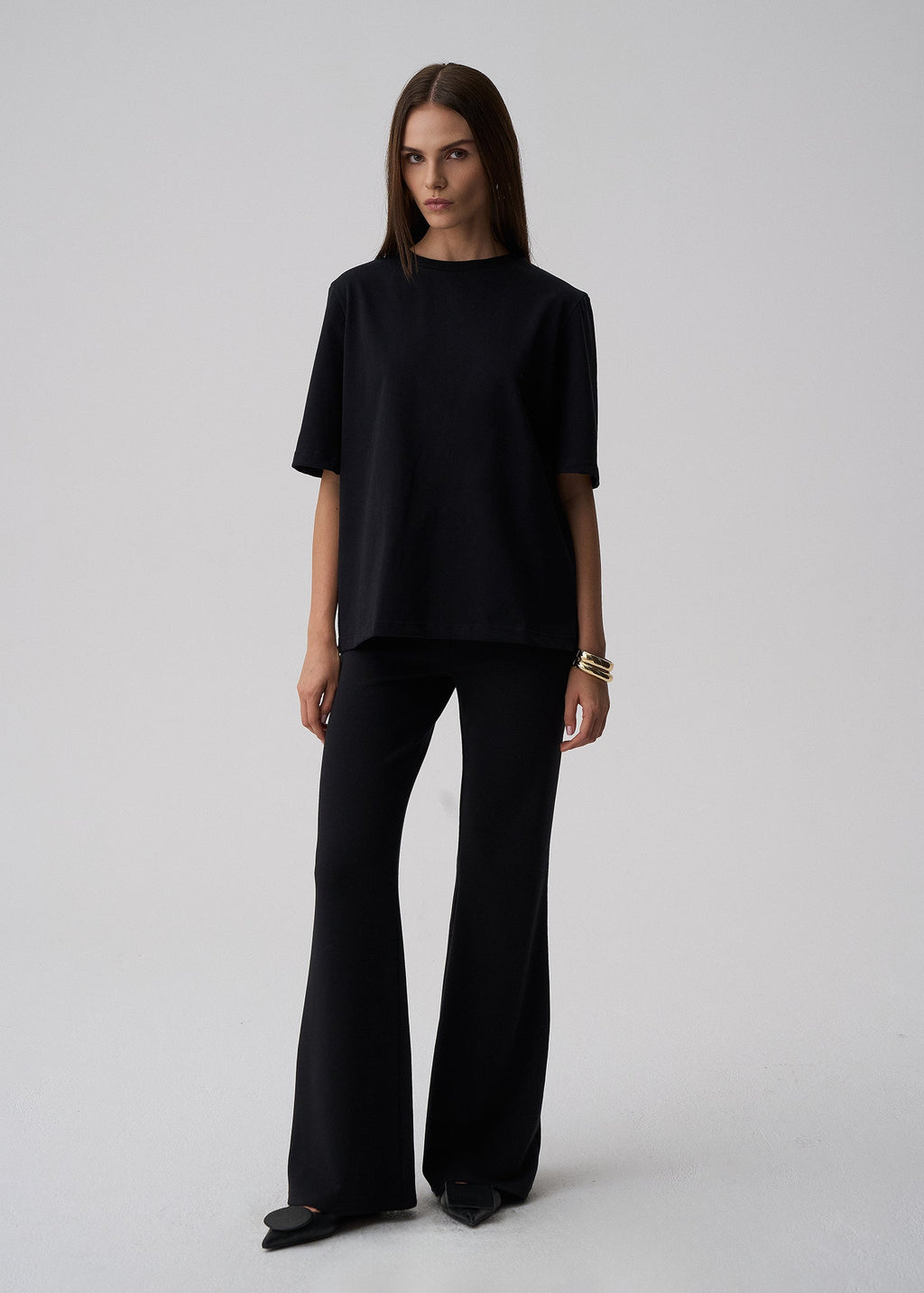 T-SHIRT MARC MELANIA BLACK LeCollet