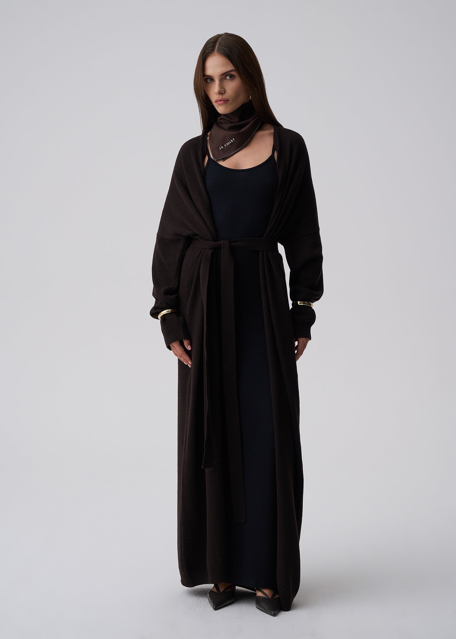 KARDIGAN HERMA BROWN LECOLLET