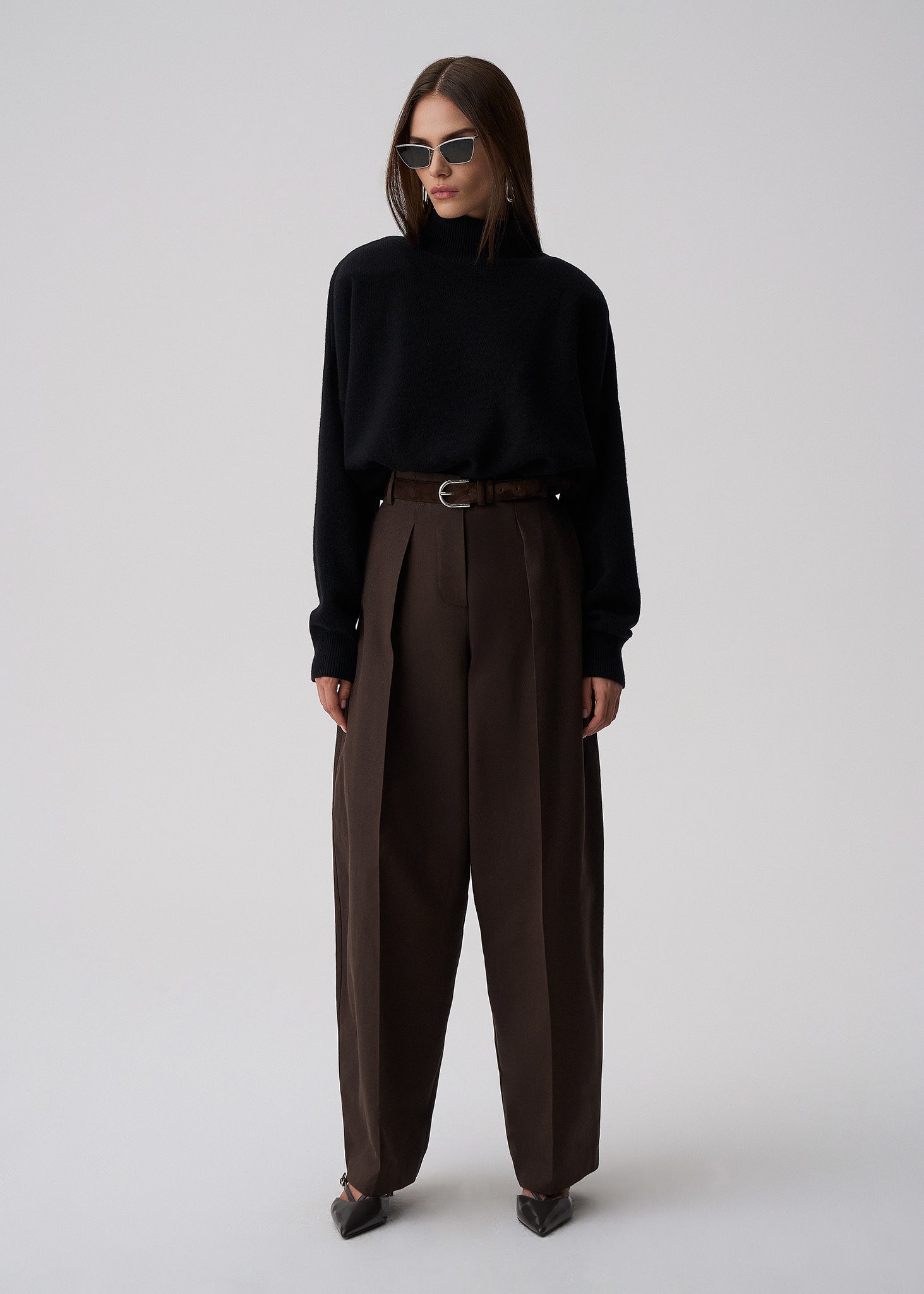 GLEN CASHMERE BLACK LECOLLET