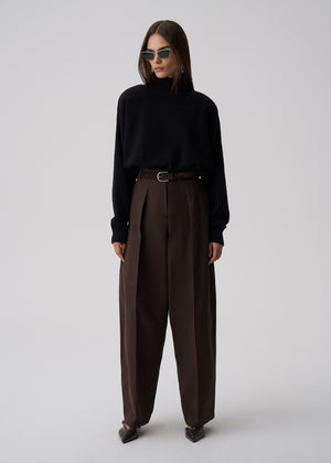 GLEN CASHMERE BLACK LECOLLET