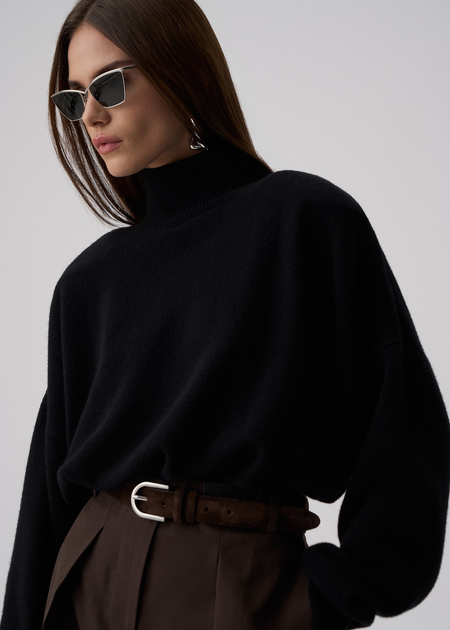 GLEN CASHMERE BLACK LECOLLET