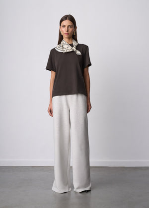 T-SHIRT MILKA BROWN LECOLLET