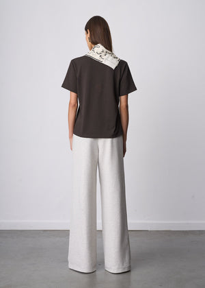 T-SHIRT MILKA BROWN LECOLLET