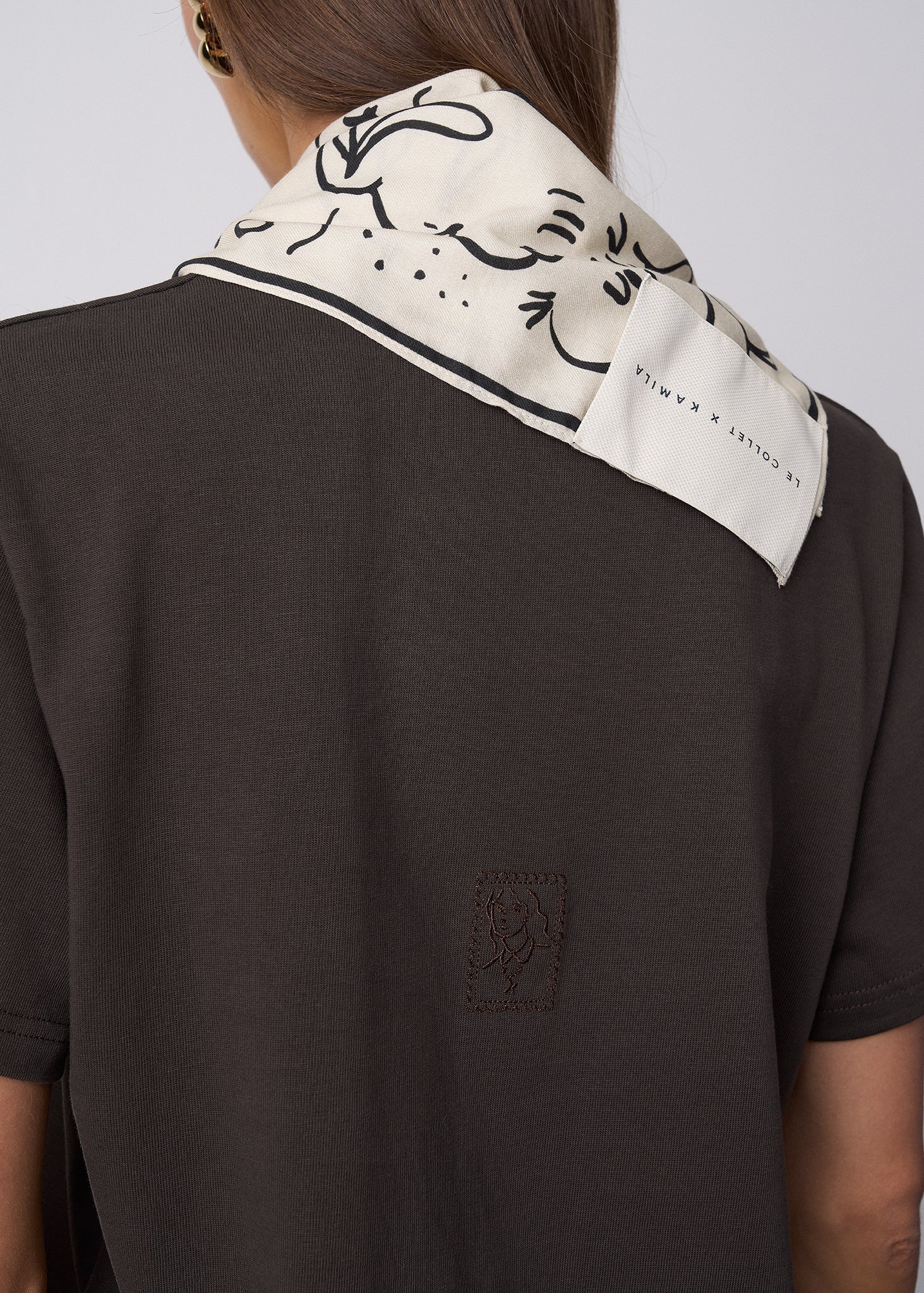T-SHIRT MILKA BROWN LECOLLET
