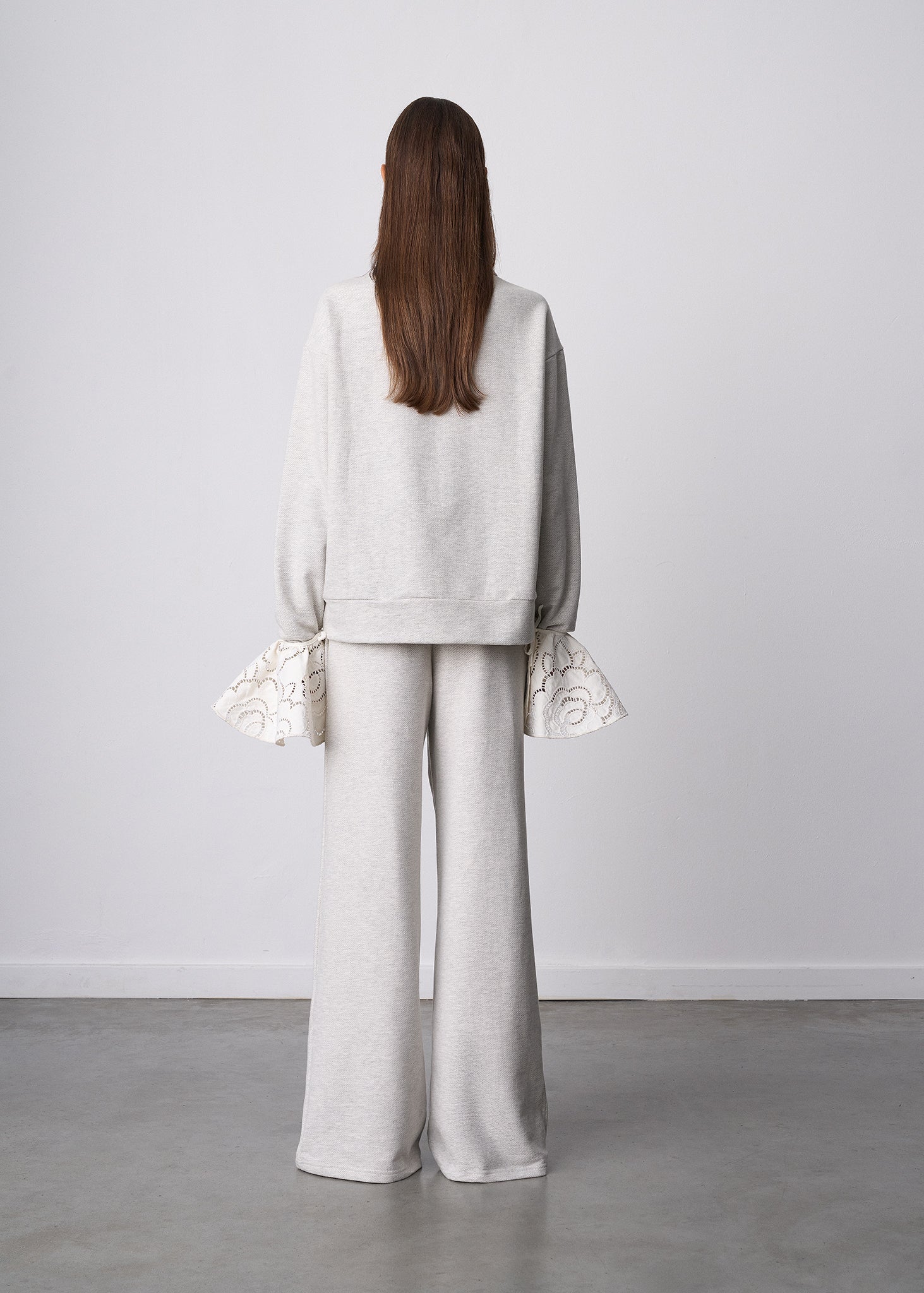 SPODNIE FRANKA GREY MELANGE LECOLLET