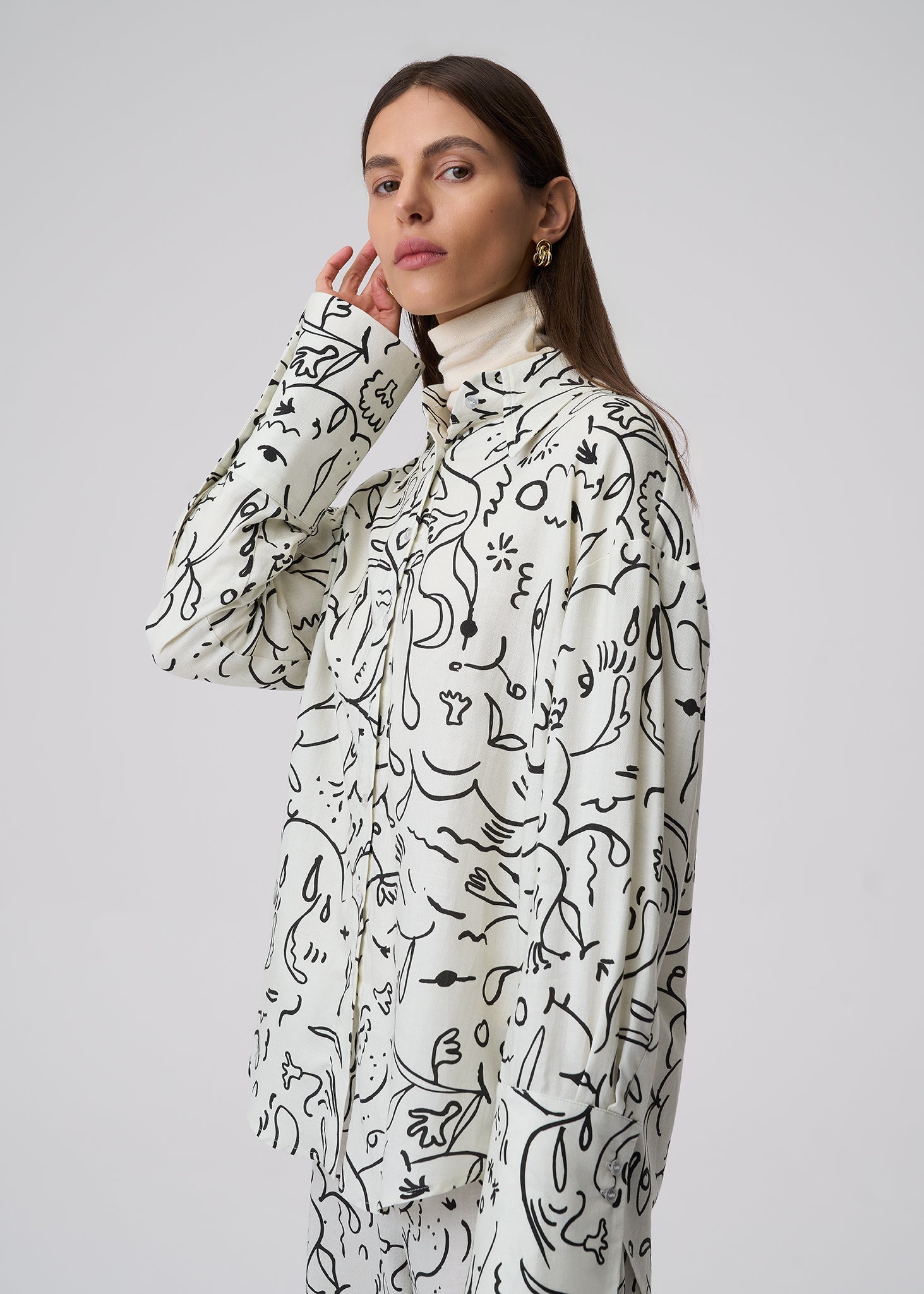 KOSZULA STEFANIA PRINT LECOLLET