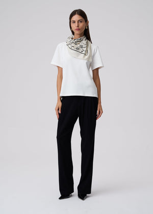 T-SHIRT MILKA ECRU LECOLLET