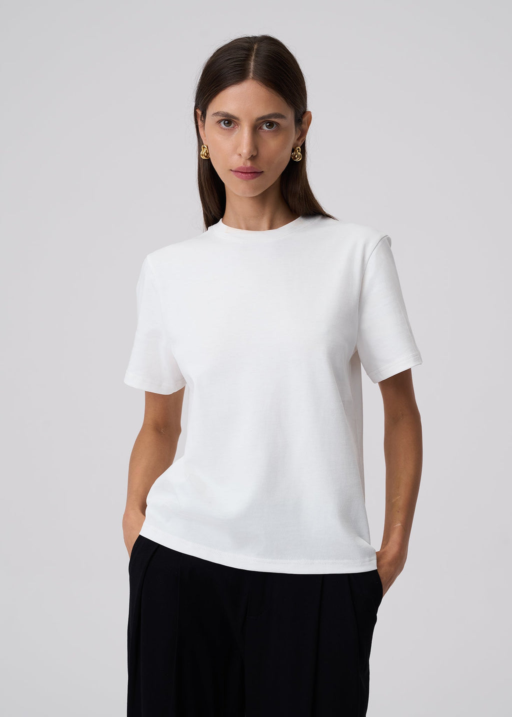 T-SHIRT MILKA ECRU LECOLLET