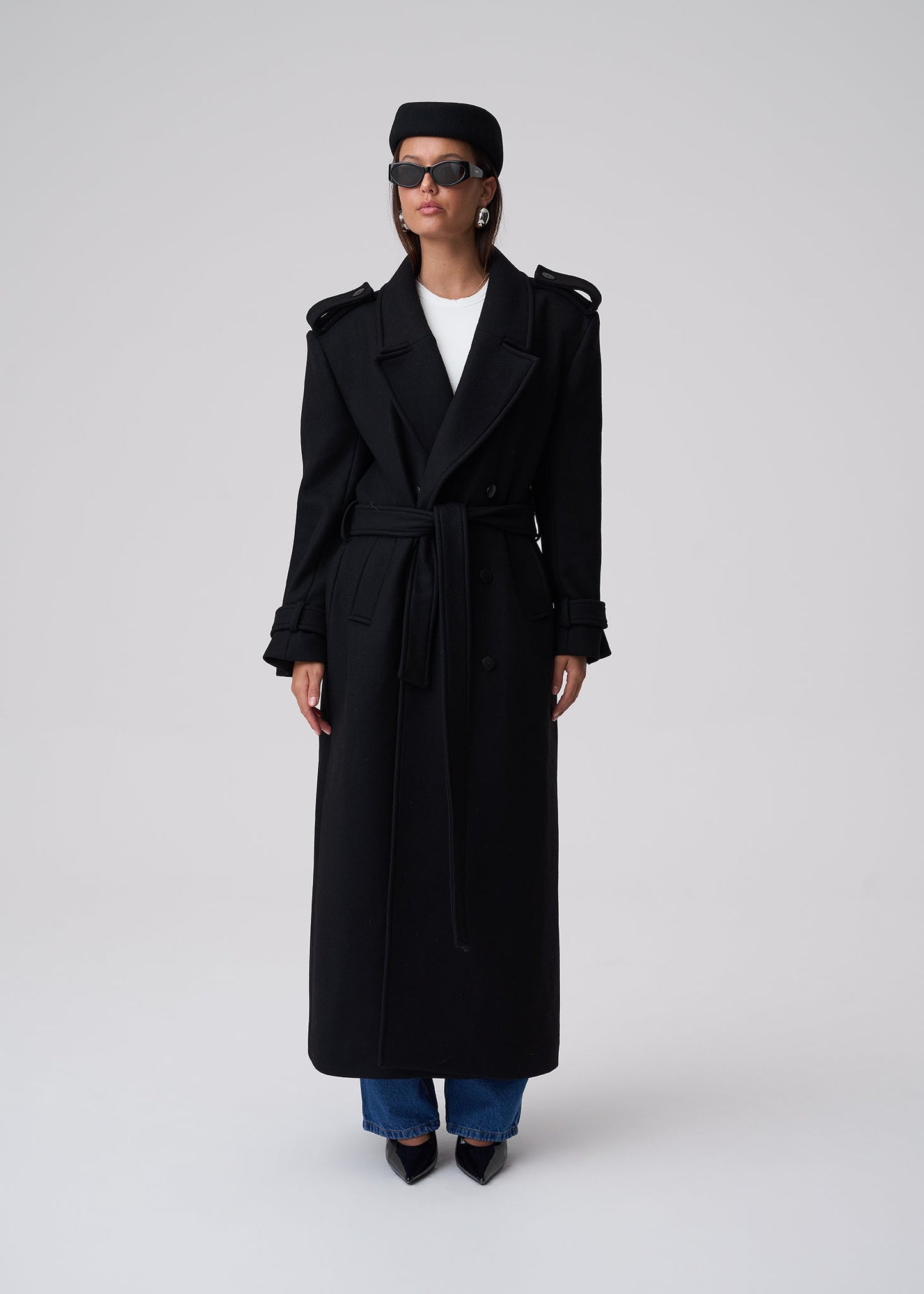 PŁASZCZ SOHO WOOL BLACK LECOLLET