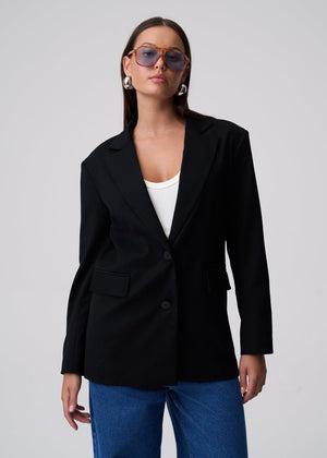MARYNARKA TUYA WOOL BLACK LECOLLET