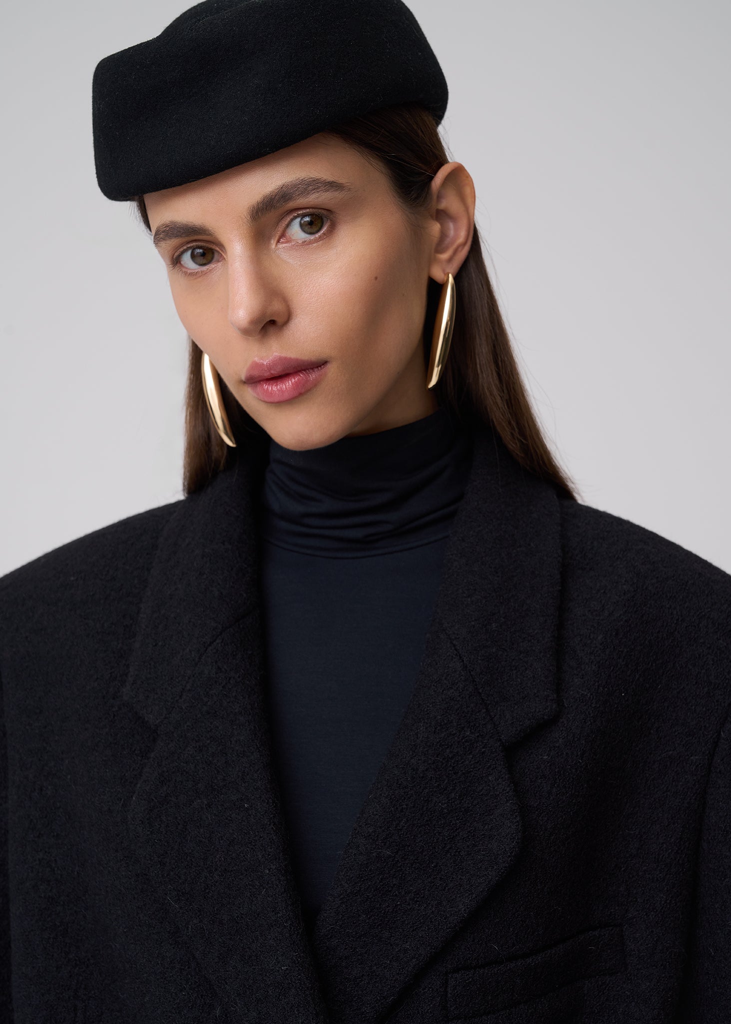 MARYNARKA OZI  WOOL BLACK LECOLLET