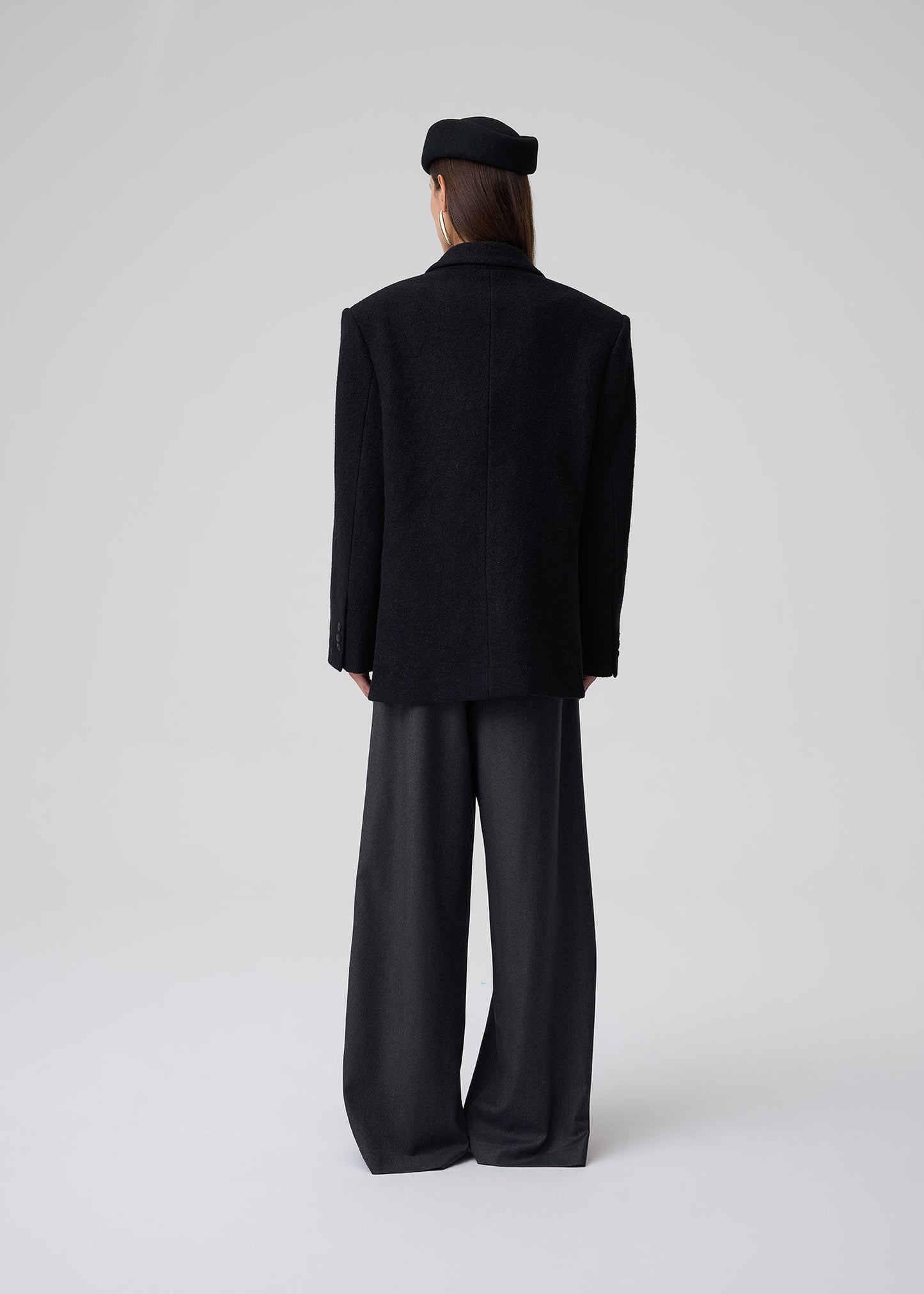 MARYNARKA OZI  WOOL BLACK LECOLLET