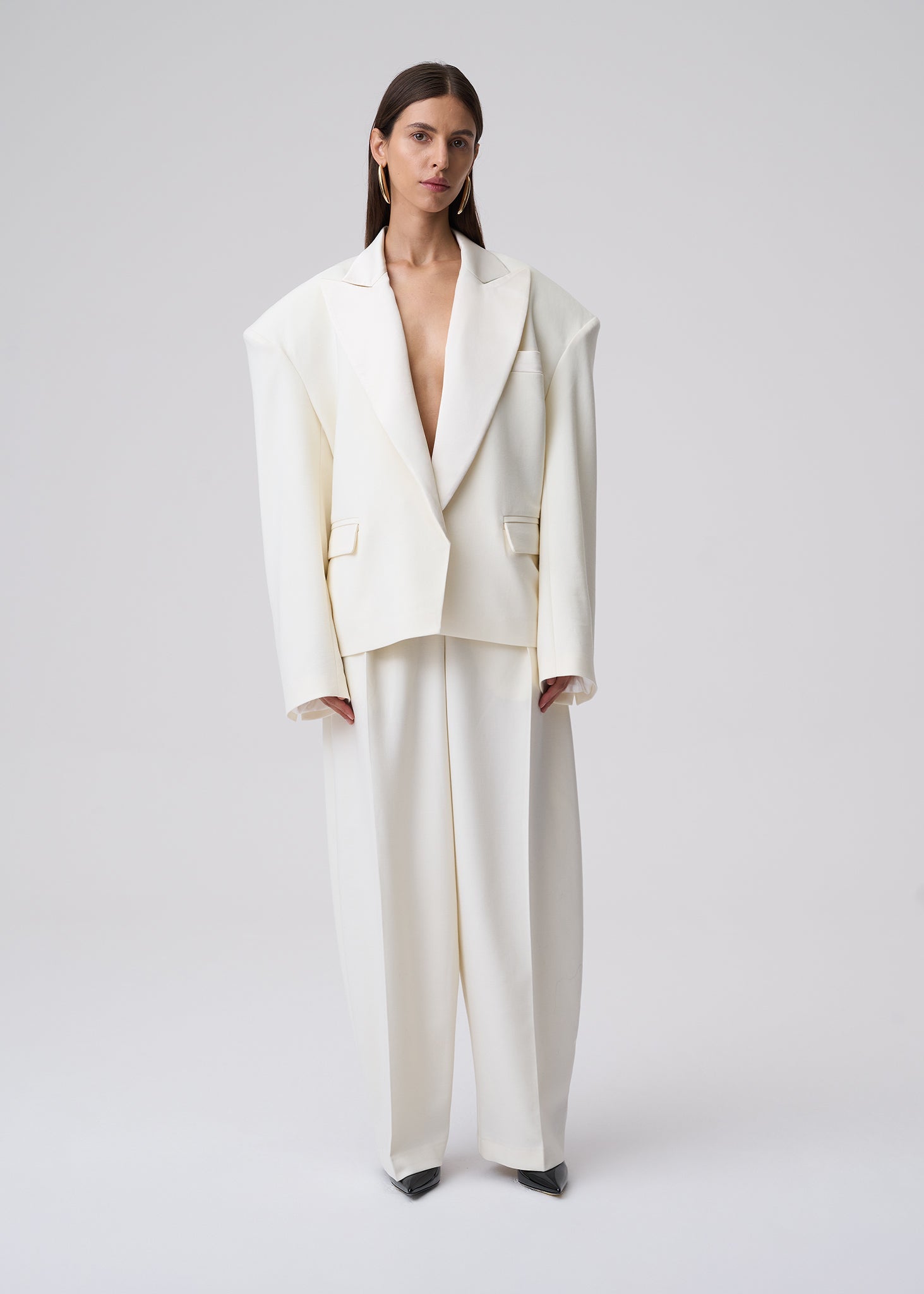 SPODNIE AMADEUS WOOL CREAM LECOLLET