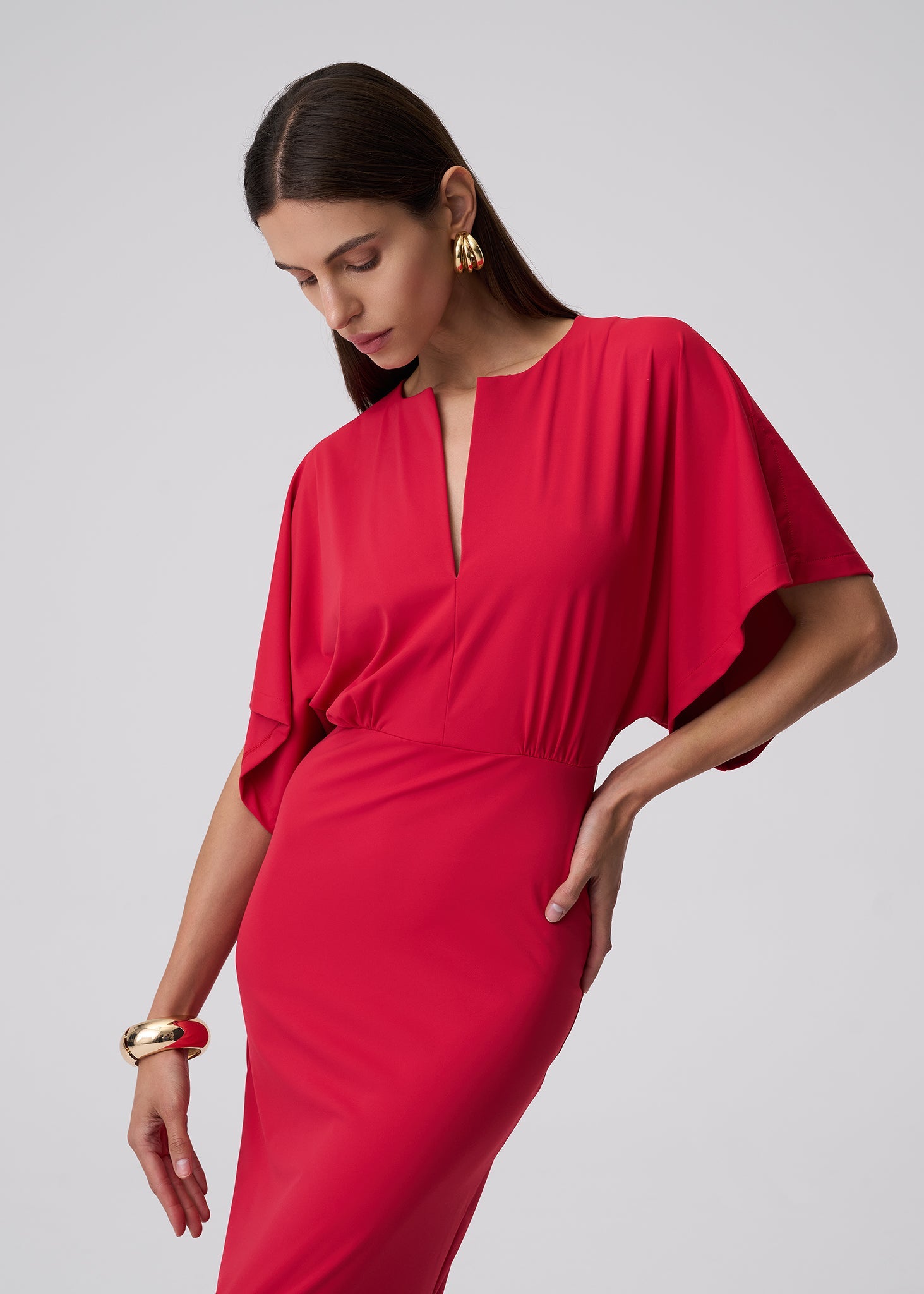 NINA DRESS RED