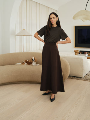 T-SHIRT MILKA BROWN LECOLLET