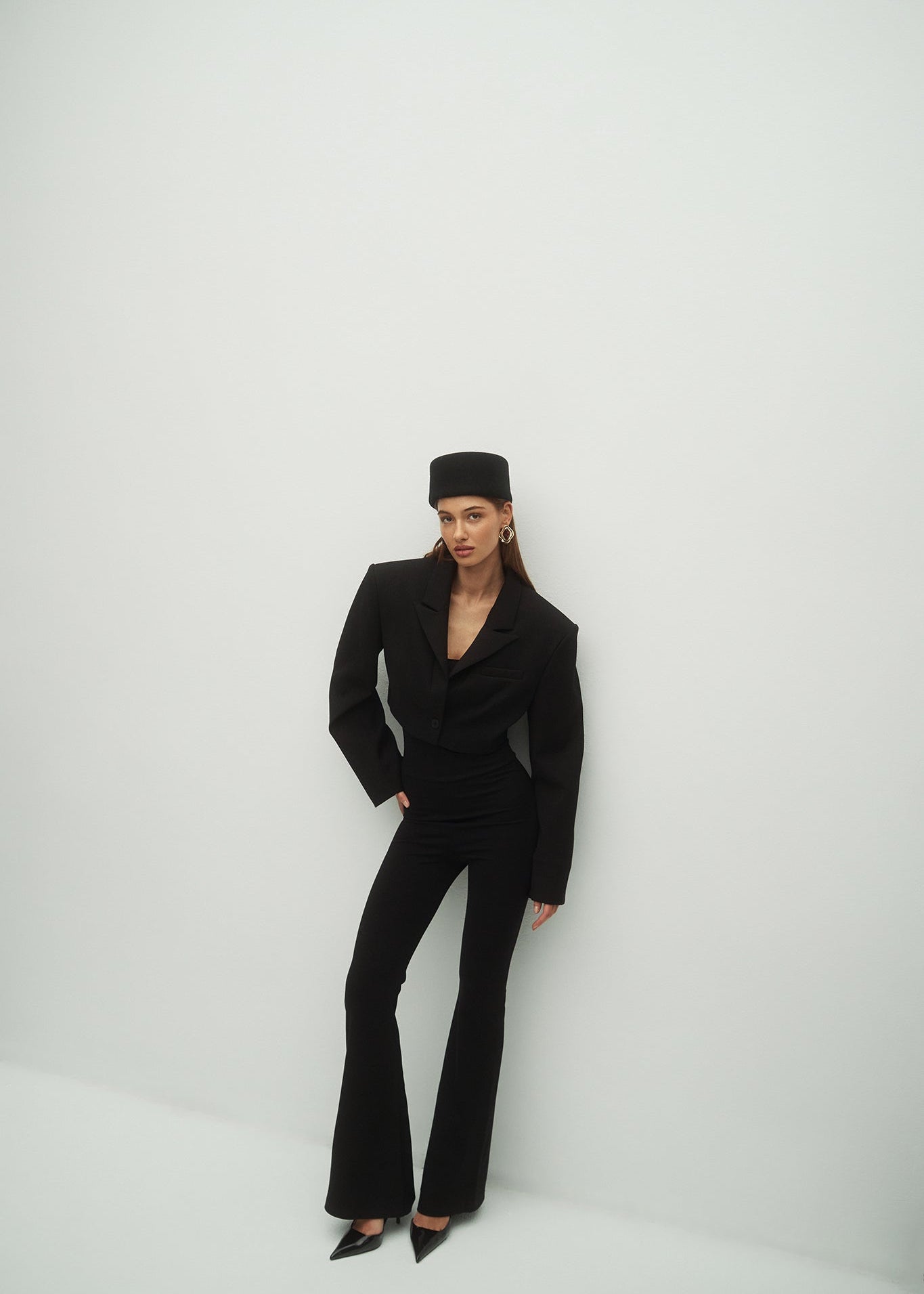 KOMBINEZON MARTINE FLARE BLACK LECOLLET