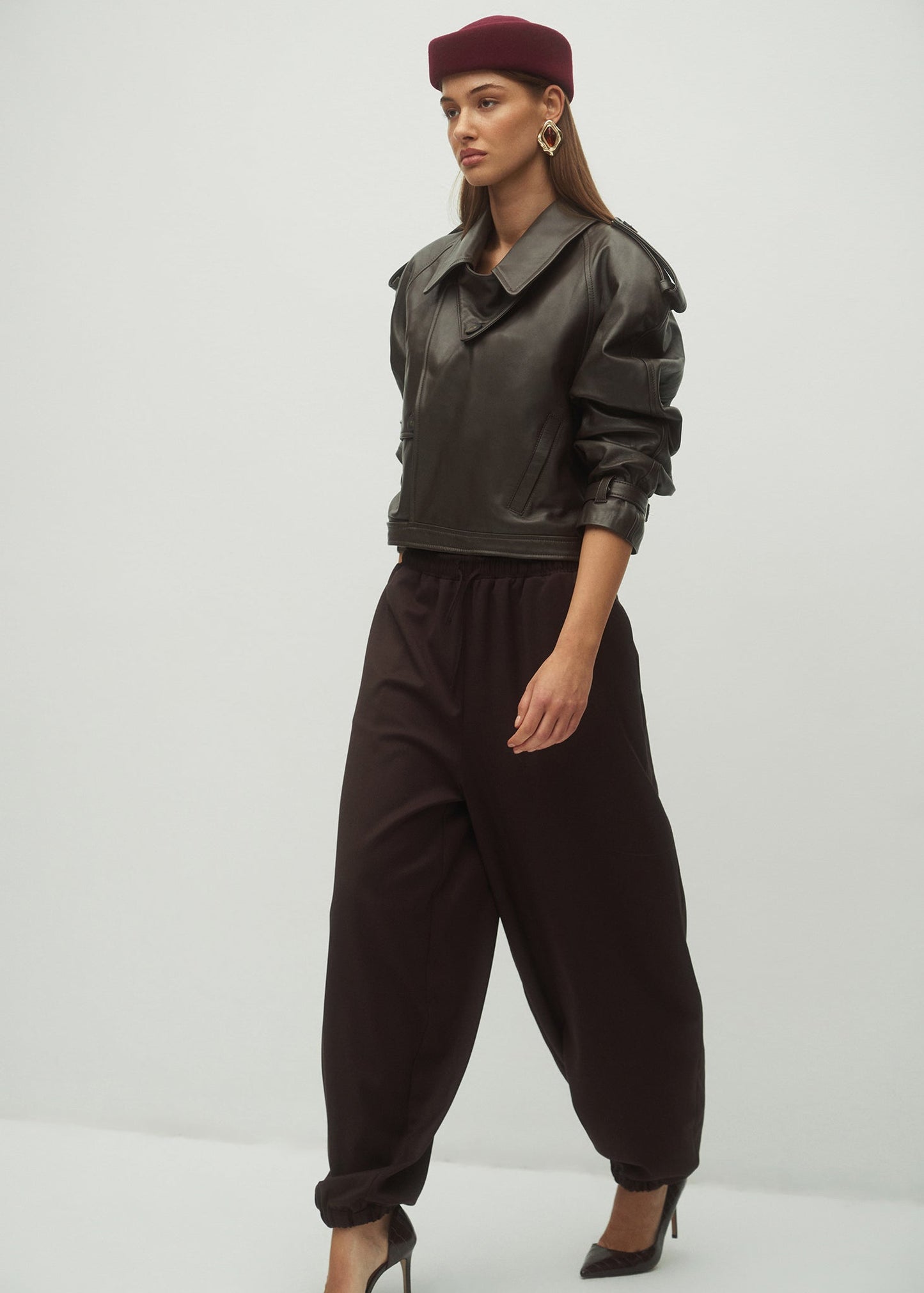 SPODNIE JASMIN BROWN LECOLLET