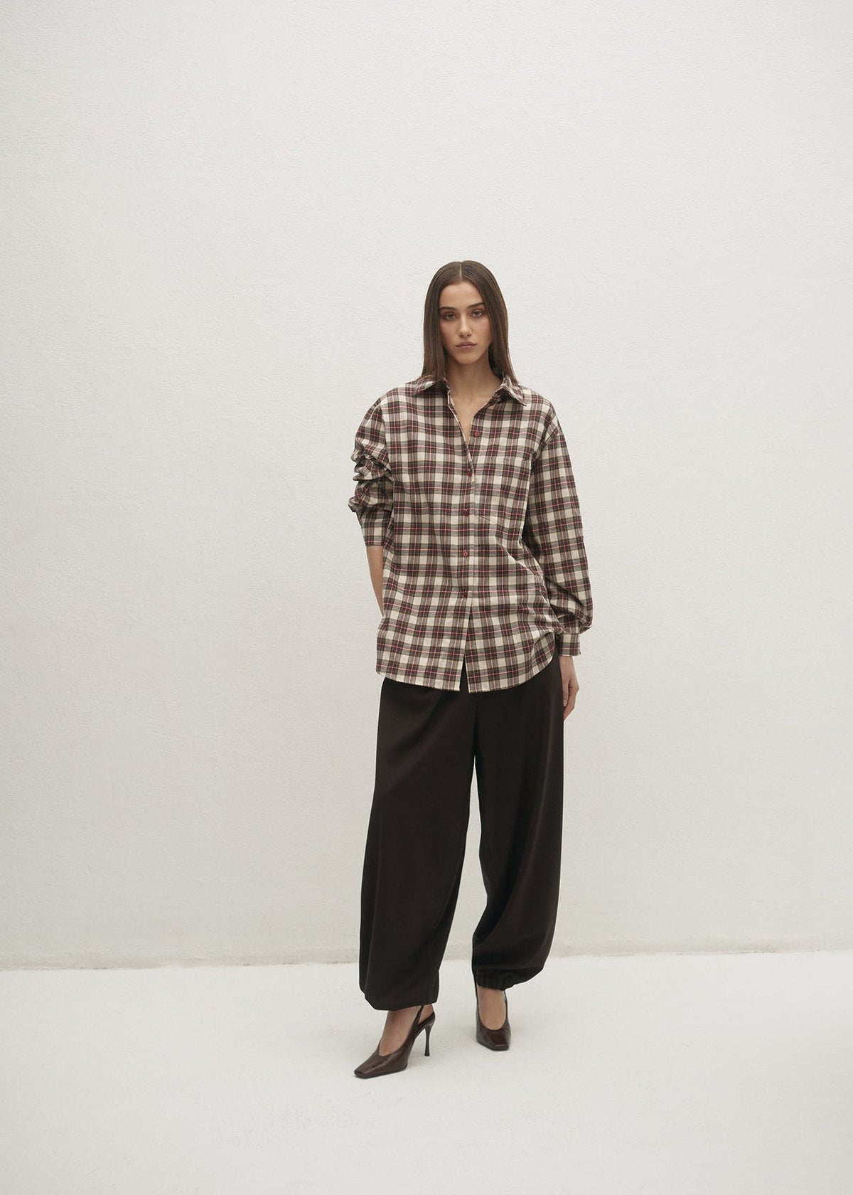 SPODNIE JASMIN BROWN LECOLLET