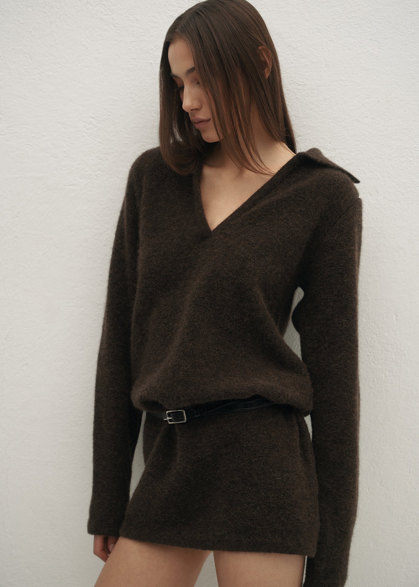 SUKIENKA MELORA BROWN LECOLLET