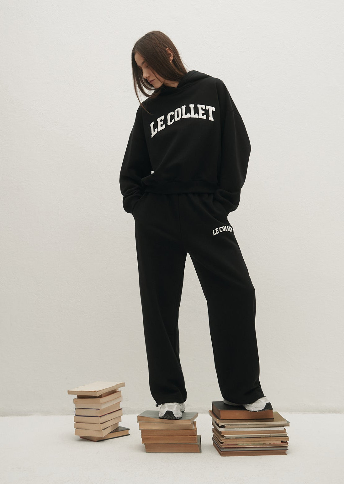 BLUZA LEYA BLACK LECOLLET