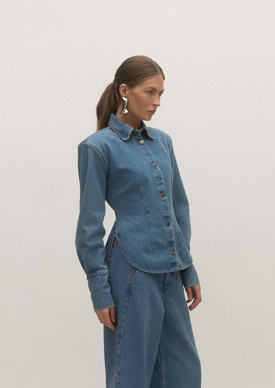 KOSZULA VIOLETTE BLUE LECOLLET