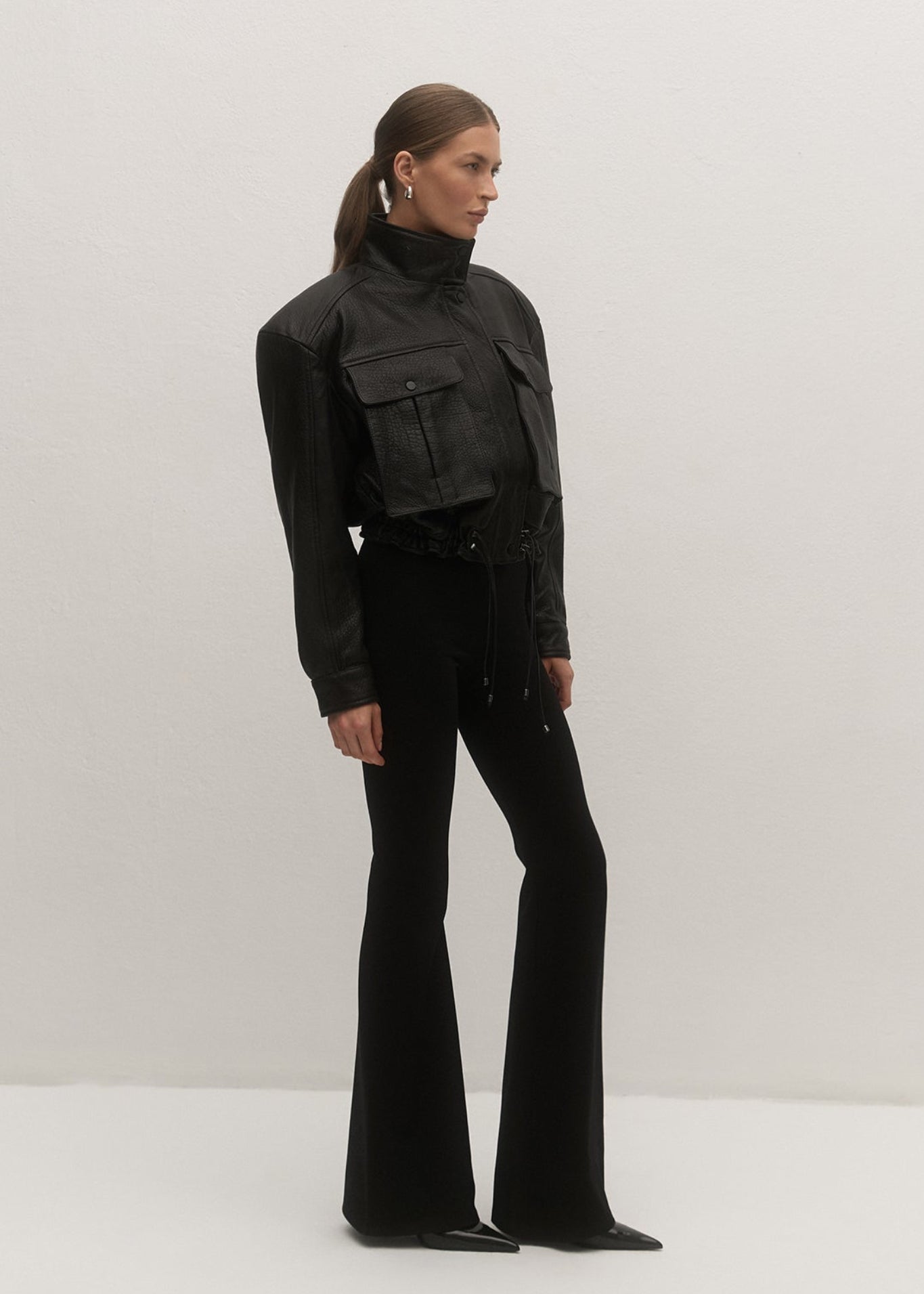 KOMBINEZON MARTINE FLARE BLACK LECOLLET