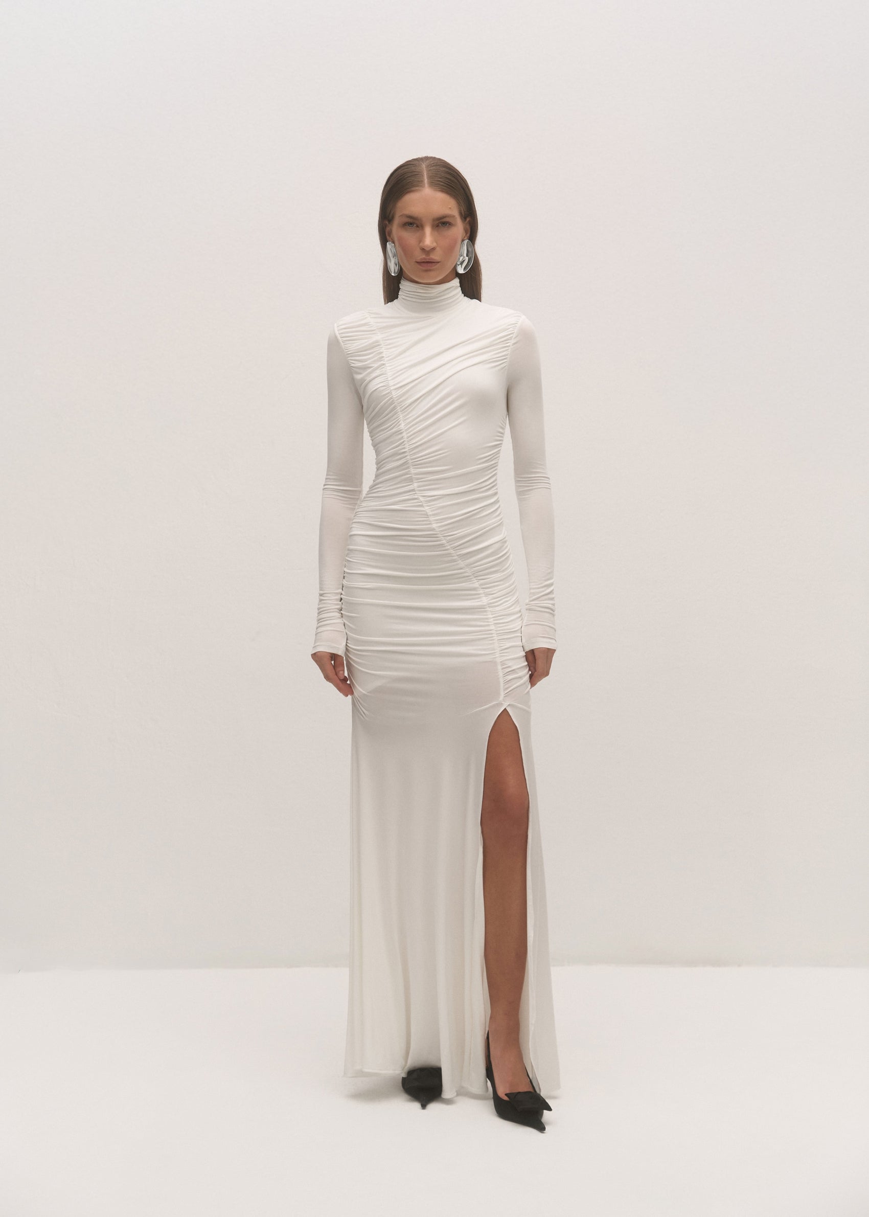 SUKIENKA JEANNE ECRU LECOLLET