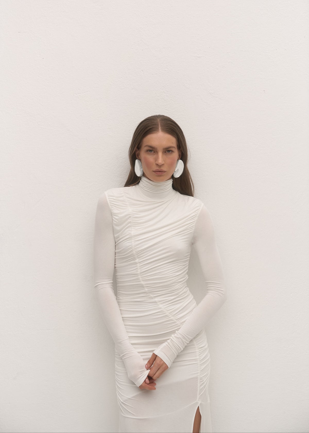 SUKIENKA JEANNE ECRU LECOLLET