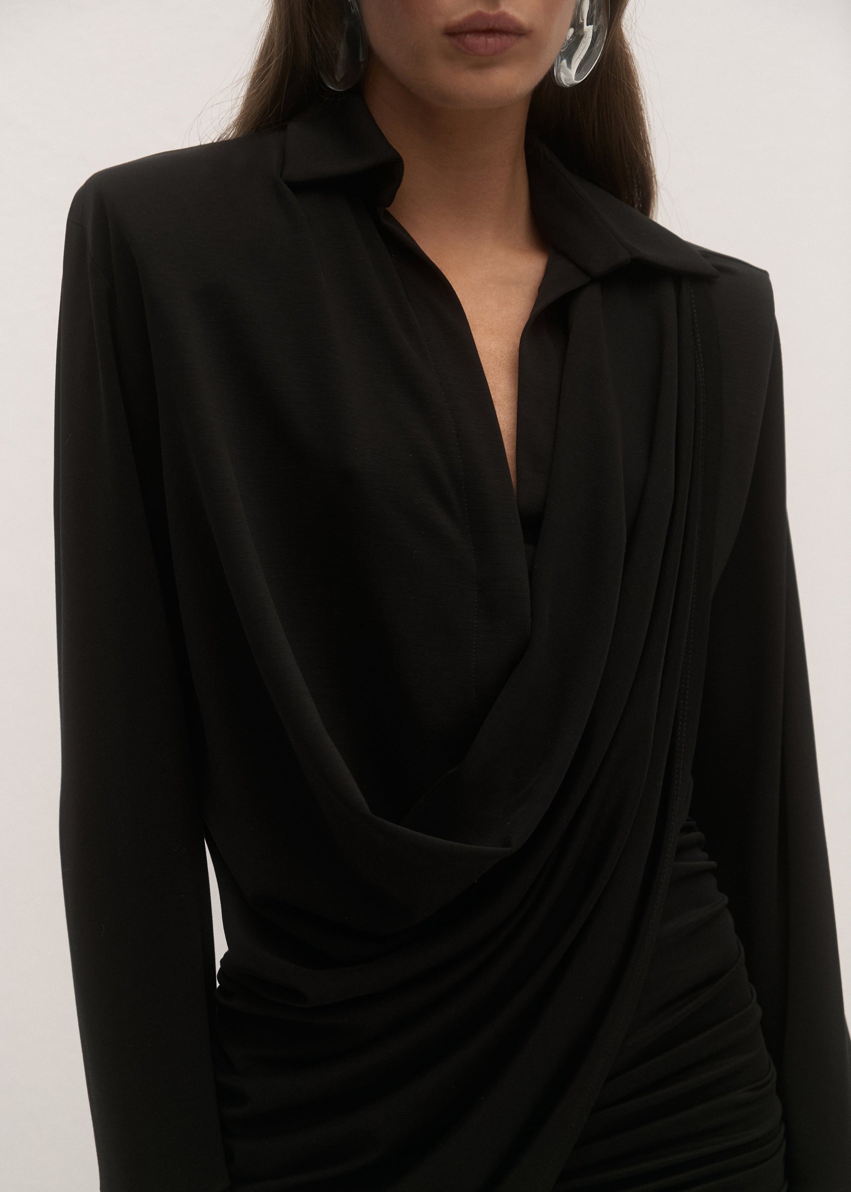 SUKIENKA FLORENCE BLACK LECOLLET