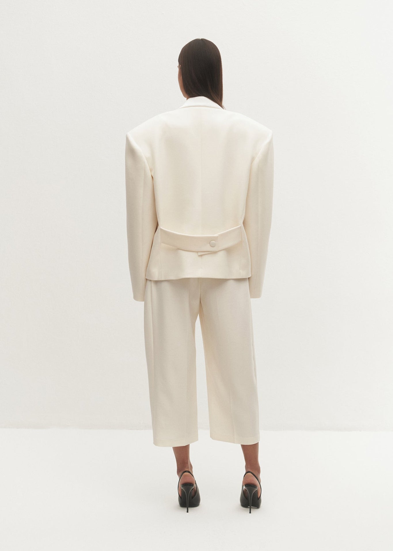 SPODNIE ODEONE ECRU LECOLLET