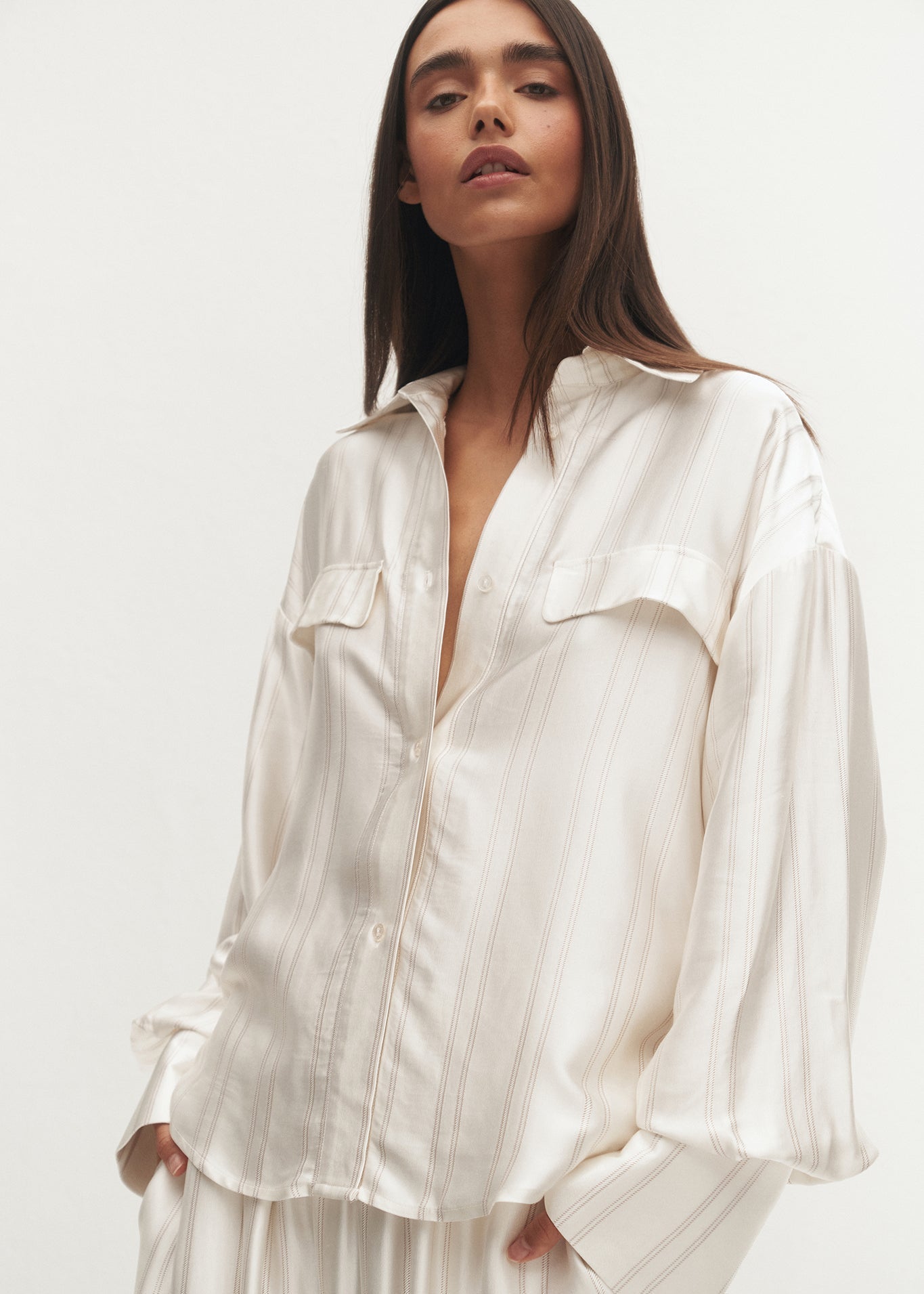 KOSZULA MARIA ECRU LECOLLET