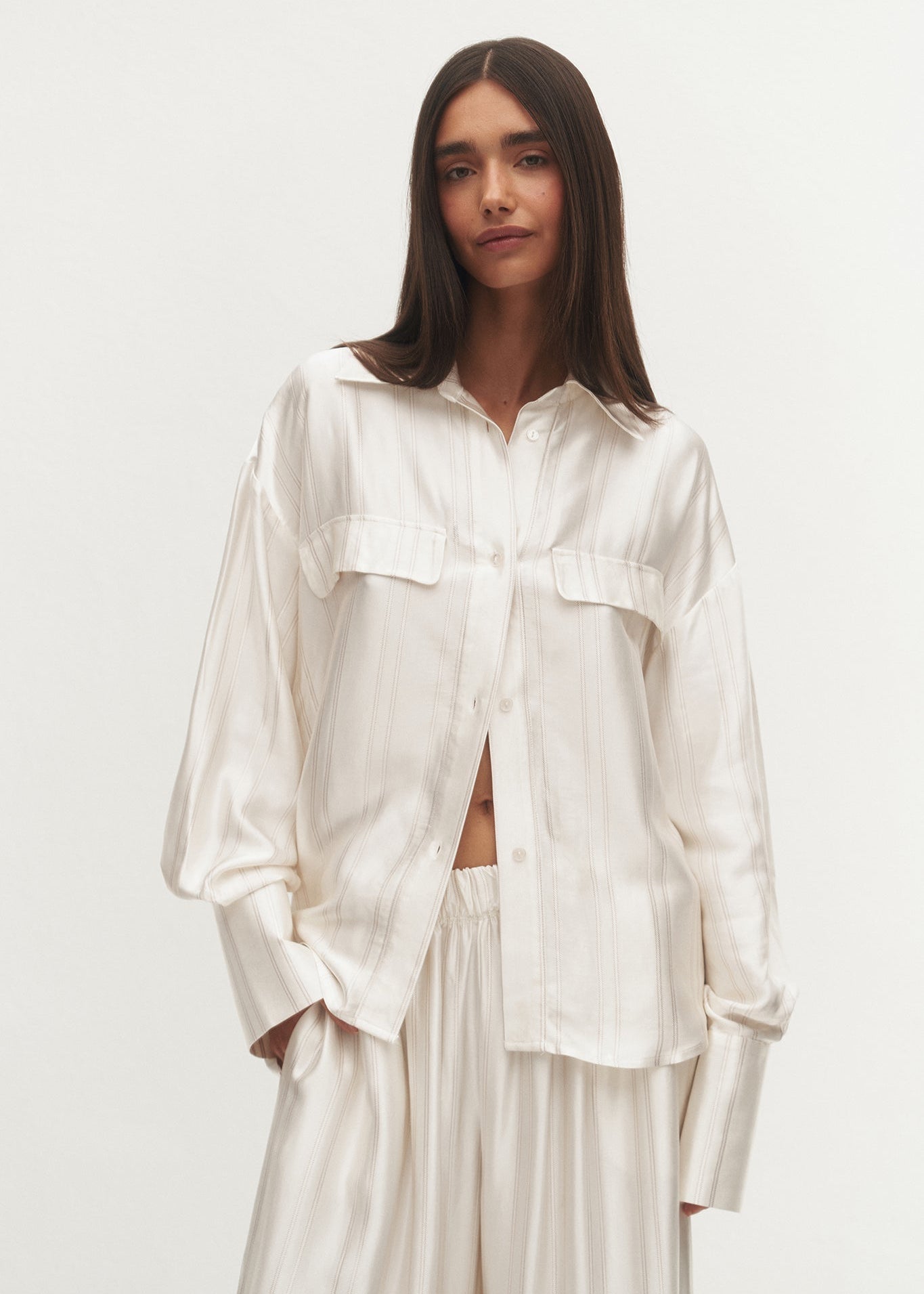 SPODNIE CARLA ECRU LECOLLET