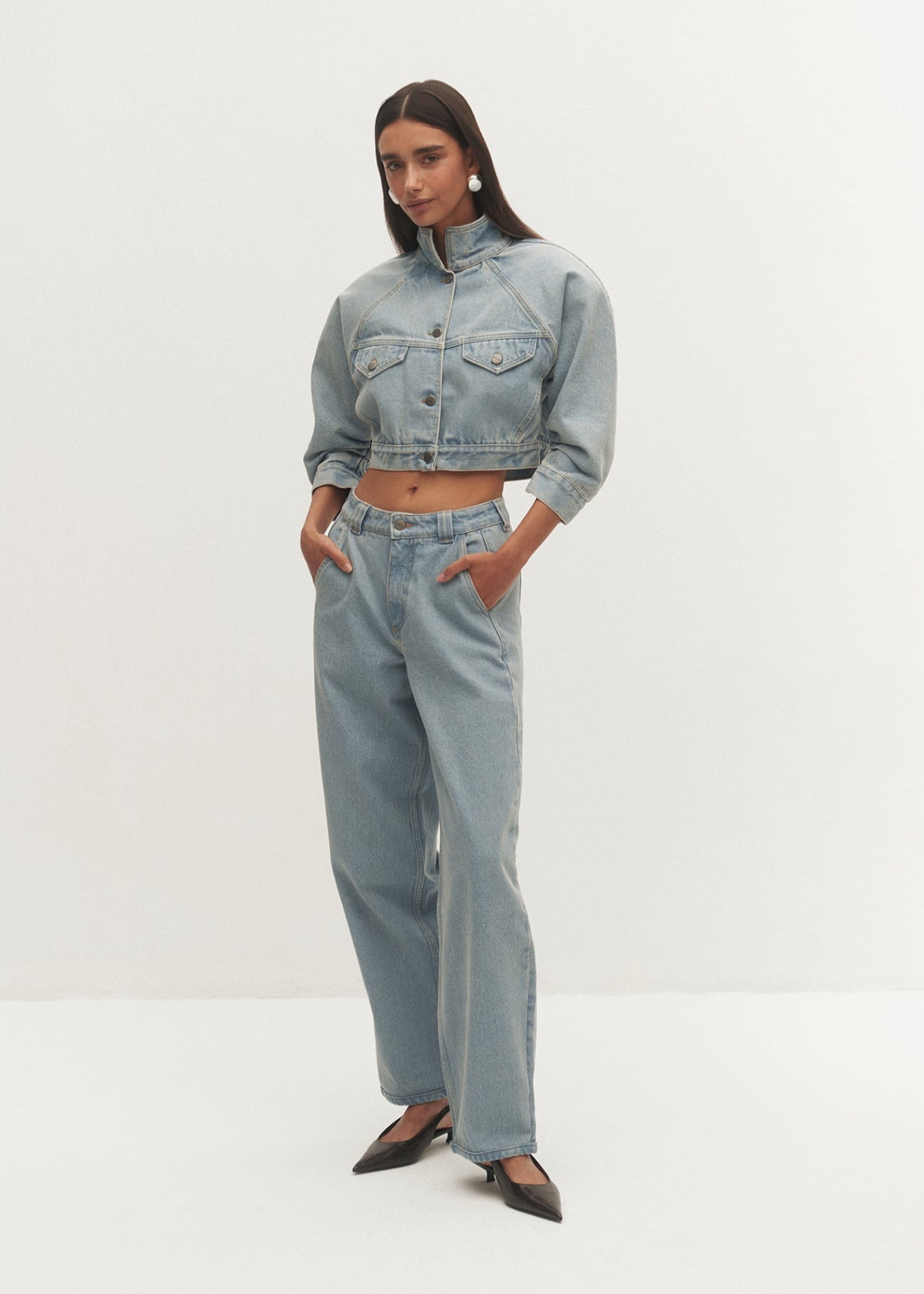 KURTKA DRIES LIGHT BLUE LECOLLET
