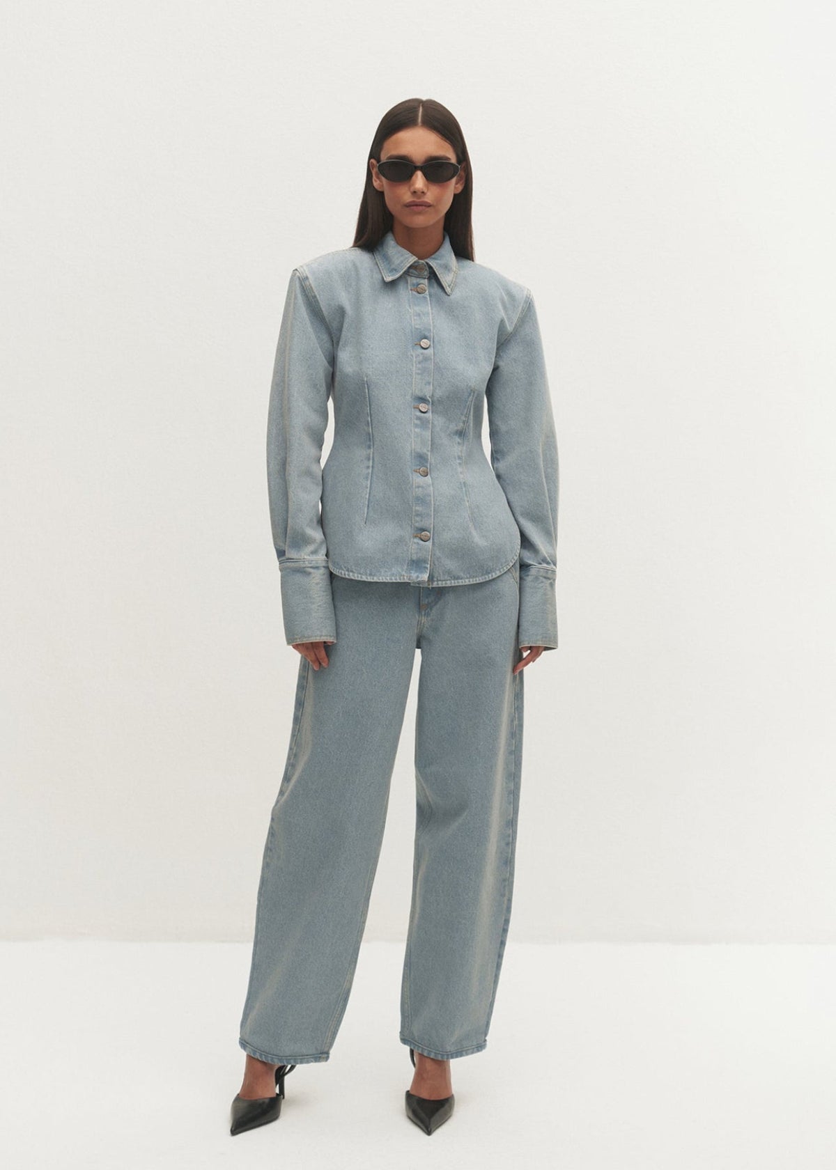 KOSZULA VIOLETTE LIGHT BLUE LECOLLET