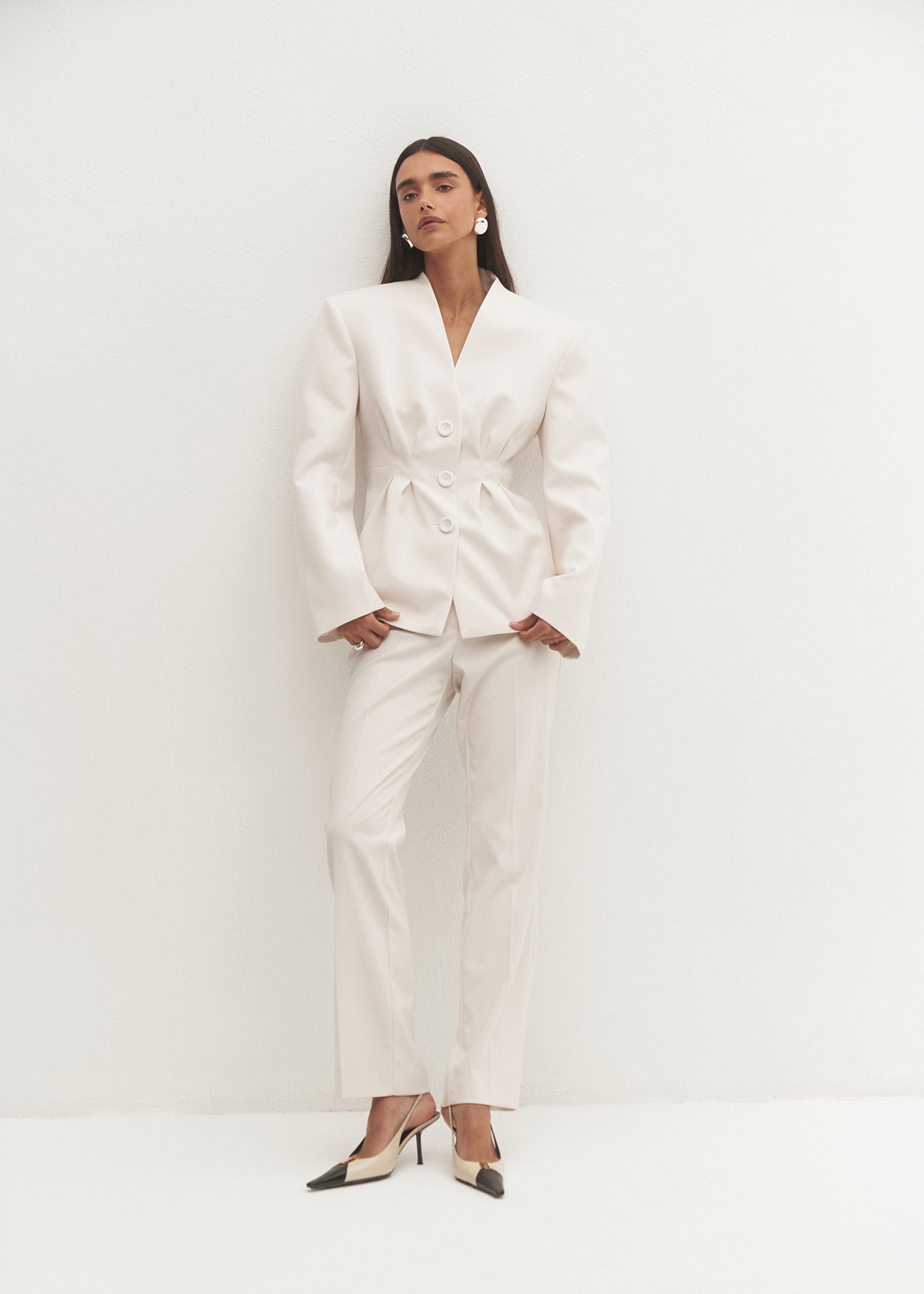 SPODNIE LUMA ECRU LECOLLET