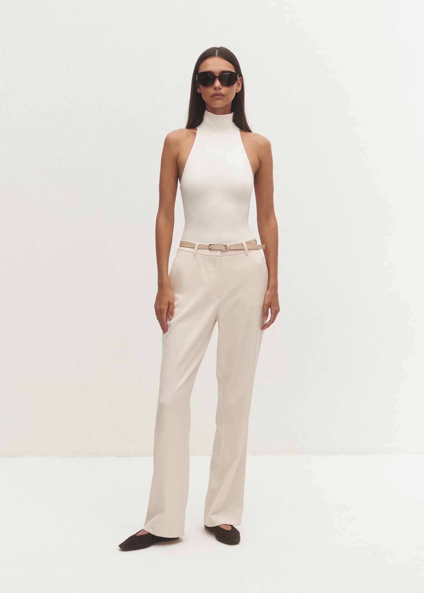 SPODNIE ZULIA TWILL ECRU LECOLLET