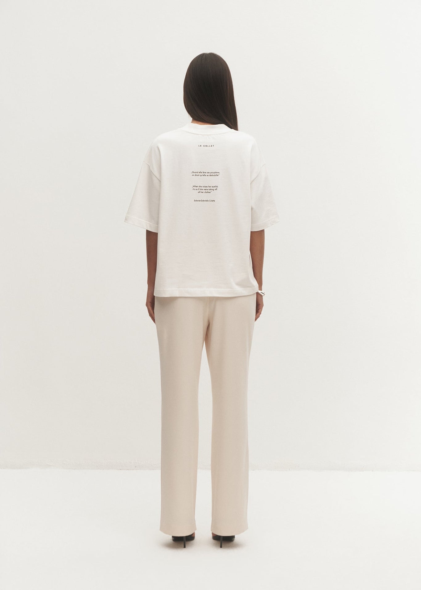 SPODNIE ZULIA TWILL ECRU LECOLLET