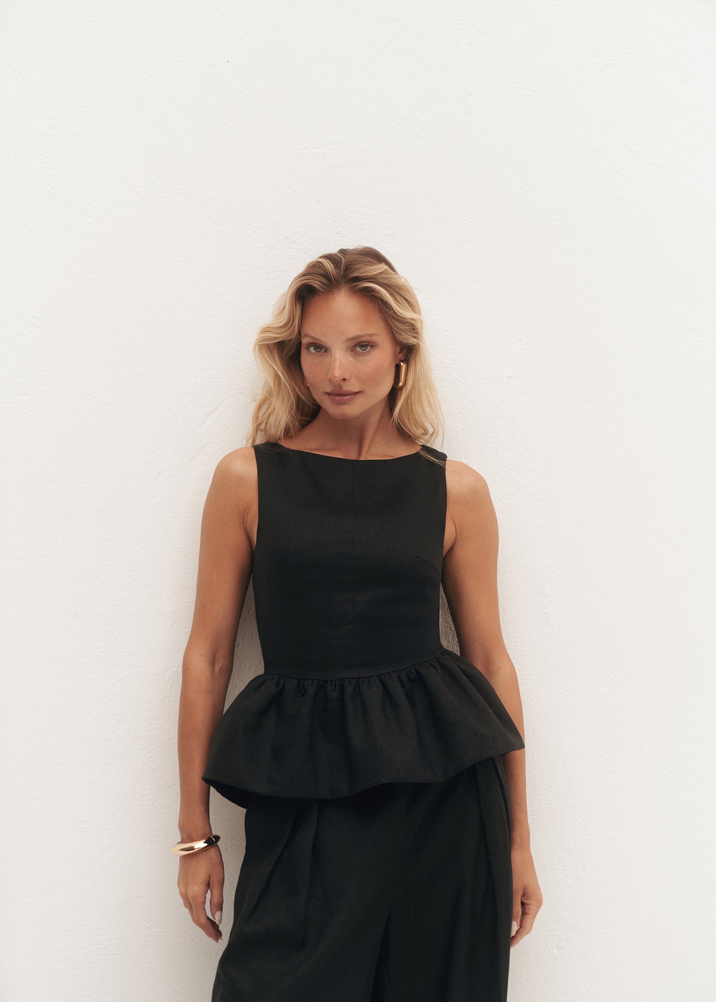 TOP SOMI BLACK LECOLLET