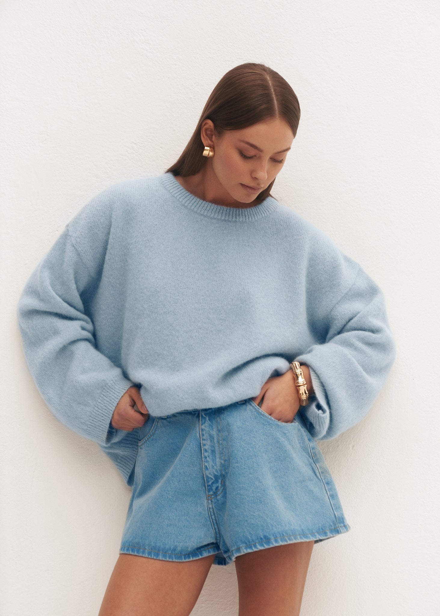 SWETER DIANA BABY BLUE LECOLLET