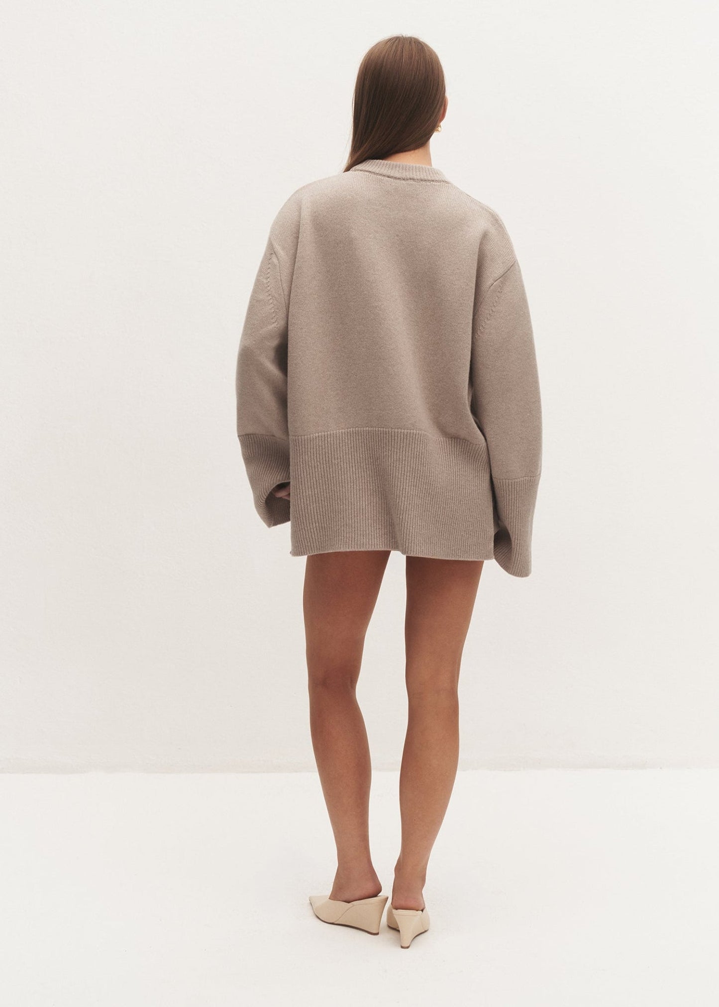 SWETER ELWEN TAUPE LECOLLET