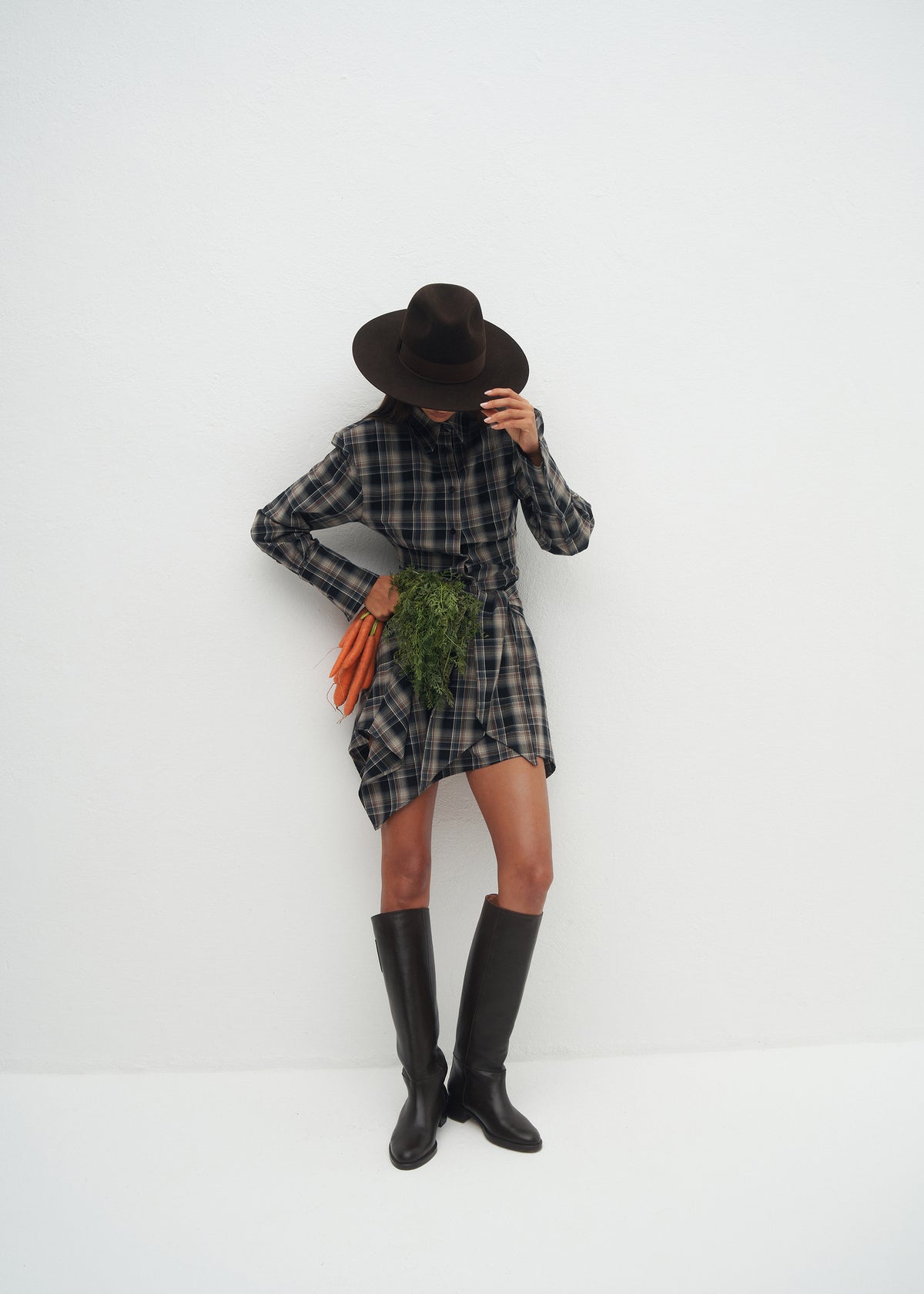 TARDA BROWN RIDING BOOTS